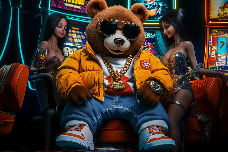 G Bear – Casino Champion in gelber Jacke