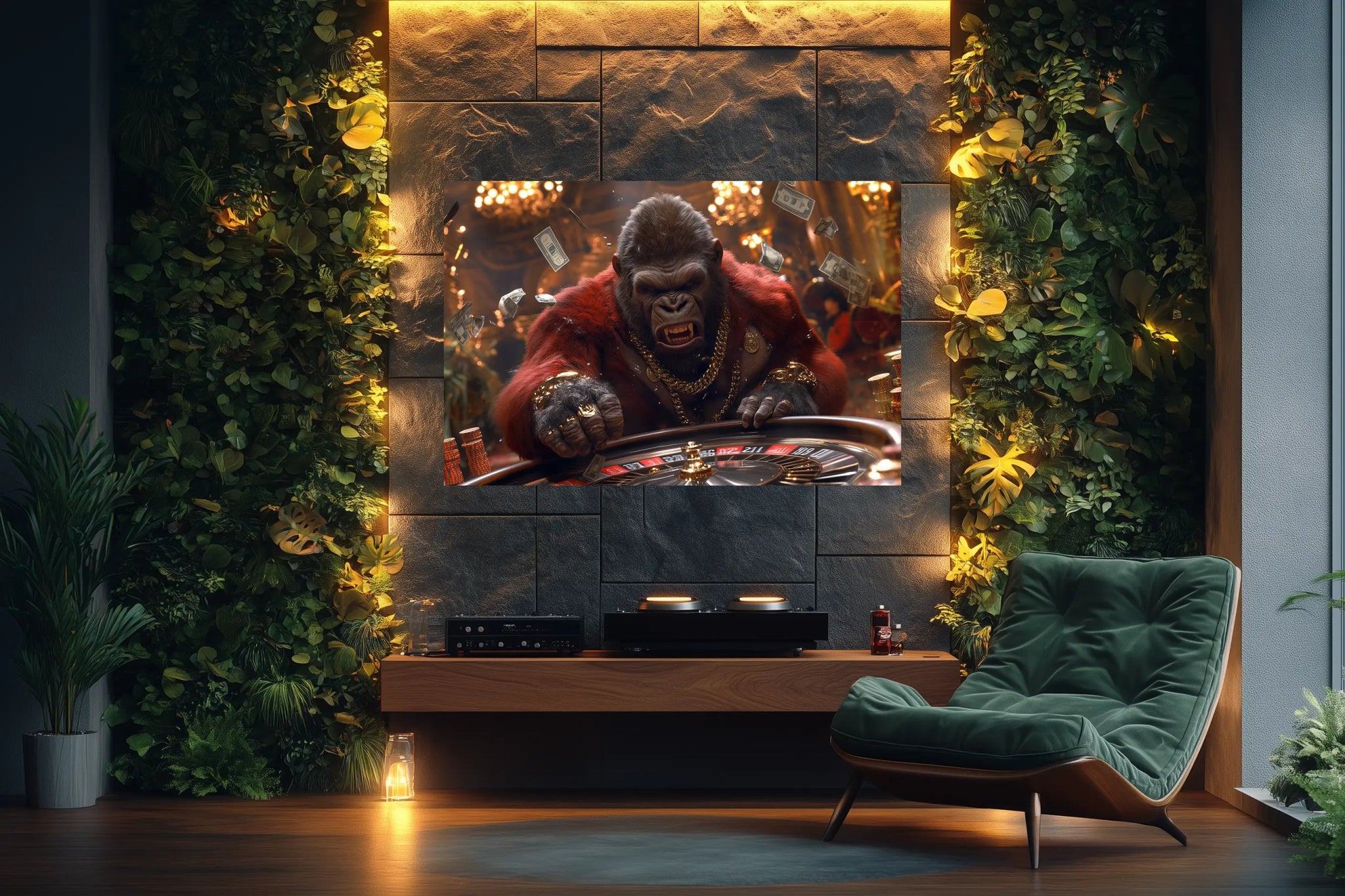 All In – Wenn Macht keine Grenzen kennt | Premium Wandbild - Dein Wandbild