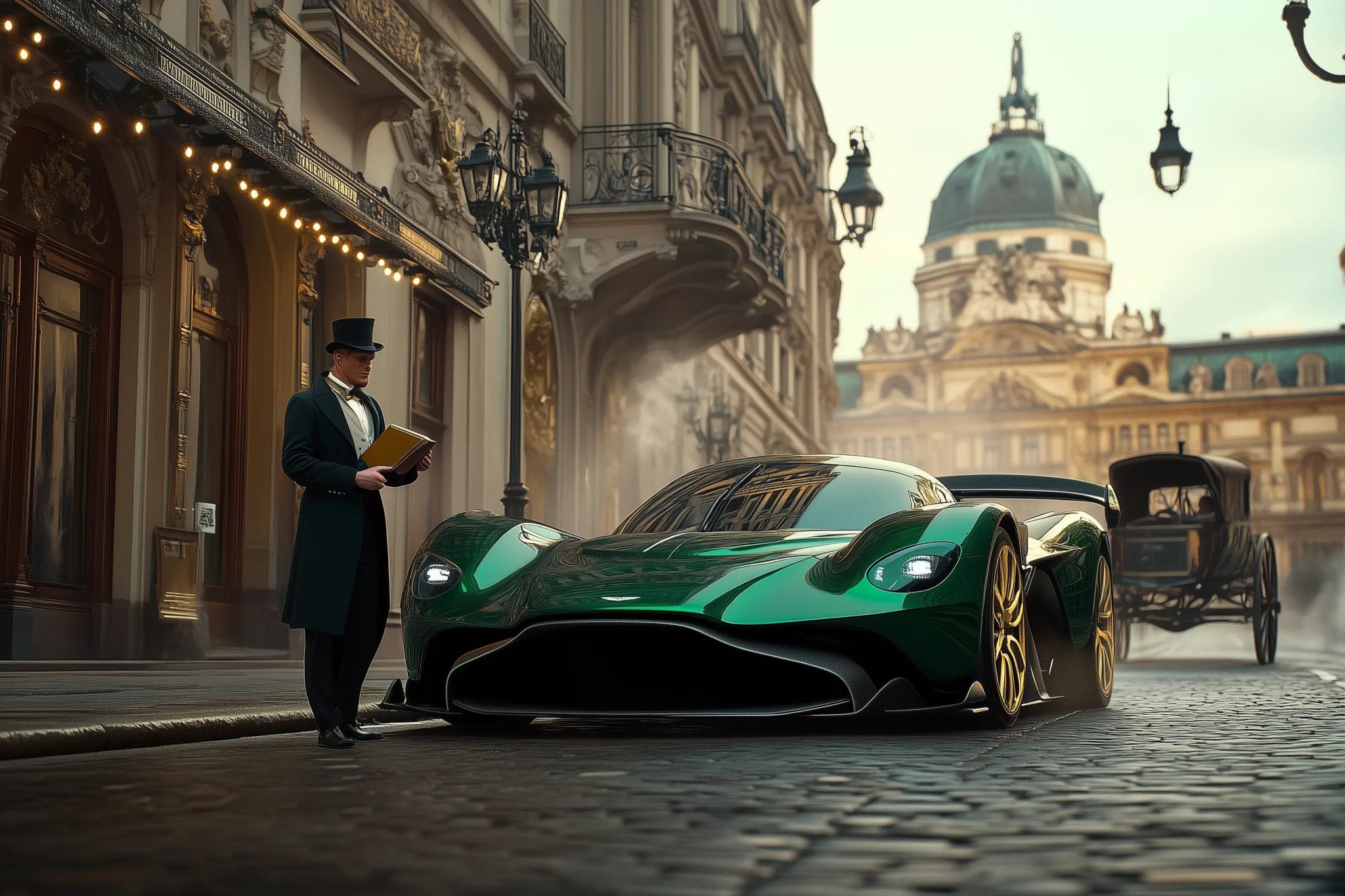 Aston Martin Valkyrie – Eleganz trifft auf ultimative Performance | Hochwertiges Wandbild für stilvolle Wohnzimmer - Dein Wandbild