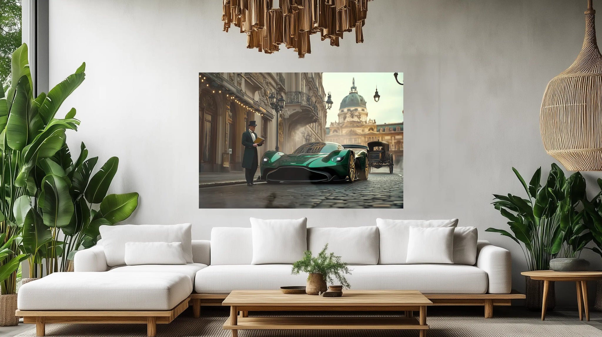 Aston Martin Valkyrie – Eleganz trifft auf ultimative Performance | Hochwertiges Wandbild für stilvolle Wohnzimmer - Dein Wandbild