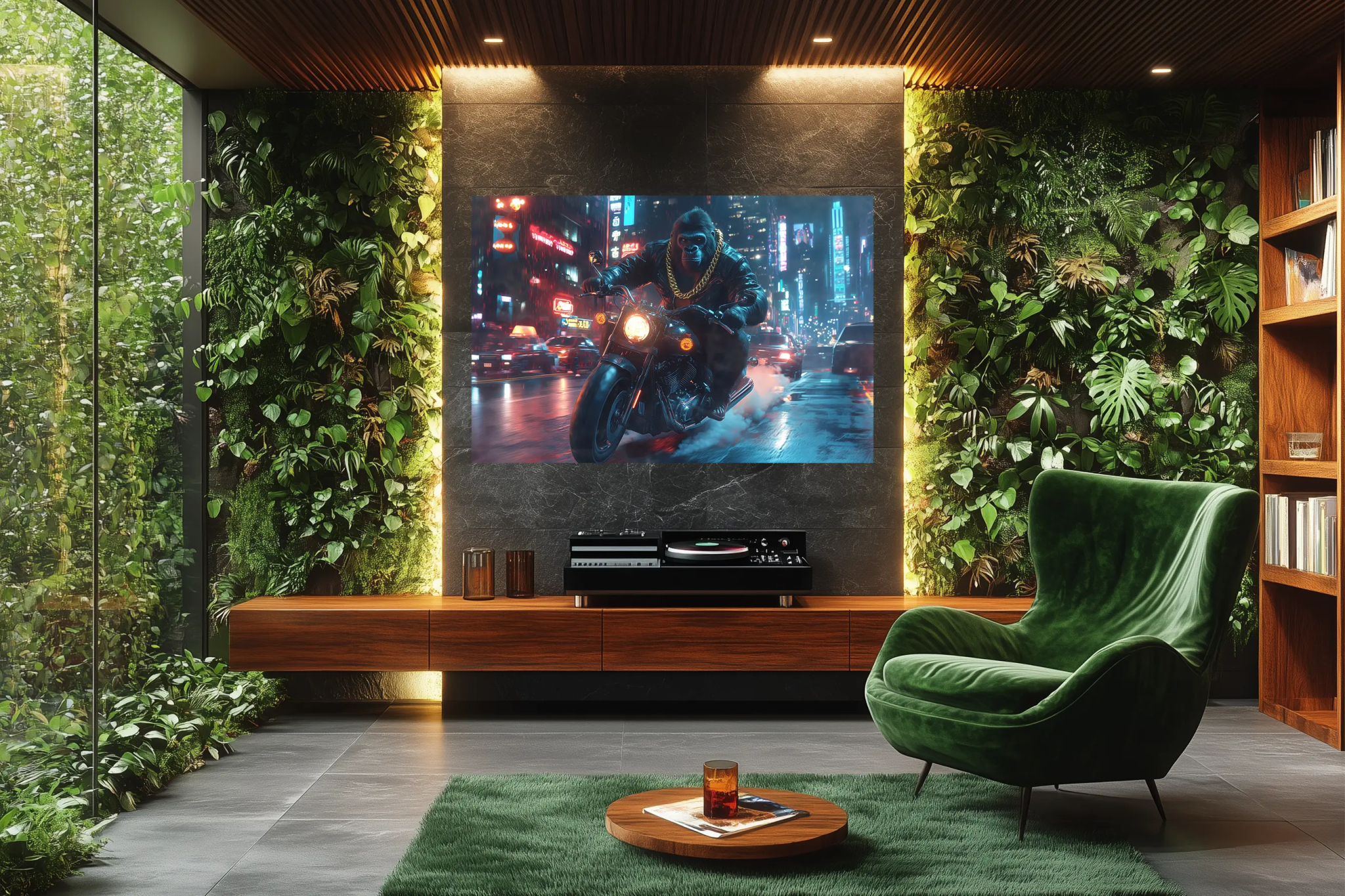 Born to Rule the Streets – Der Inbegriff von Power und Rebellion | Premium Wandbild - Dein Wandbild