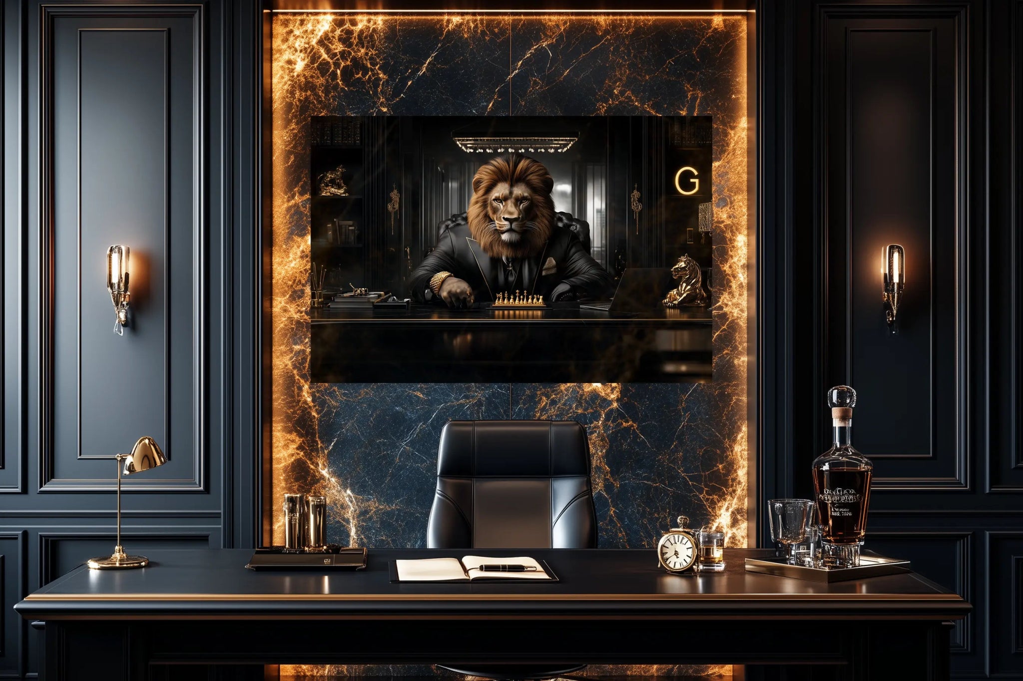 CEO der Wildnis | Premium Wandbild - Dein Wandbild