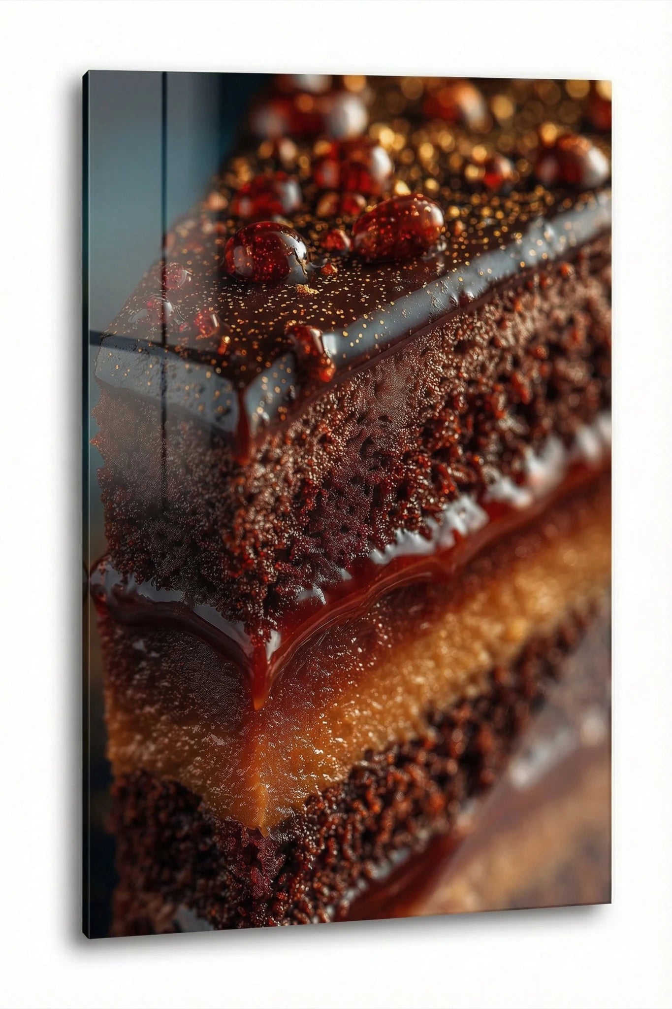 Chocolate Essence – High - Definition Sachertorte | Dein Wandbild - Dein Wandbild