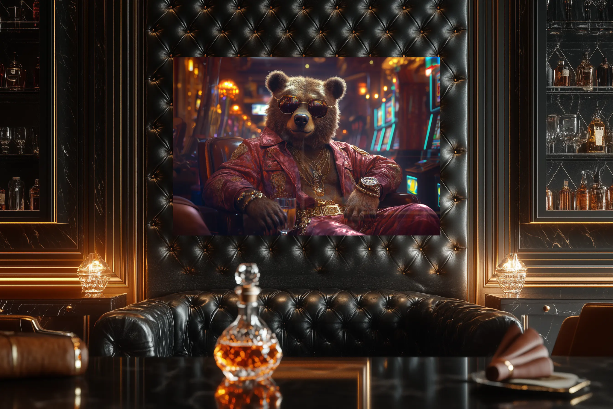 Der Casino - Boss | Premium Wandbild - Dein Wandbild