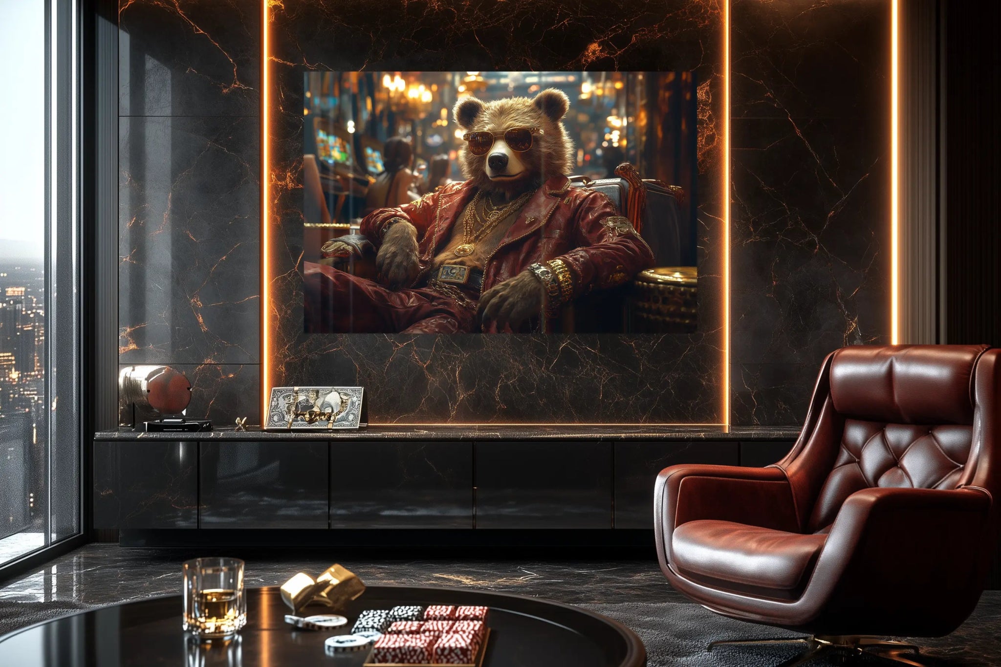 Der Casino - Kaiser | Premium Wandbild - Dein Wandbild