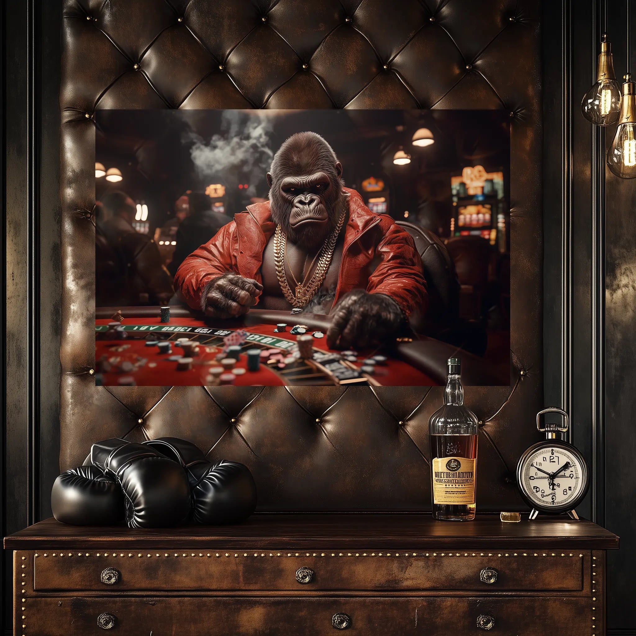 Der Casino - King – Macht, Risiko und kompromisslose Dominanz | Premium Wandbild - Dein Wandbild