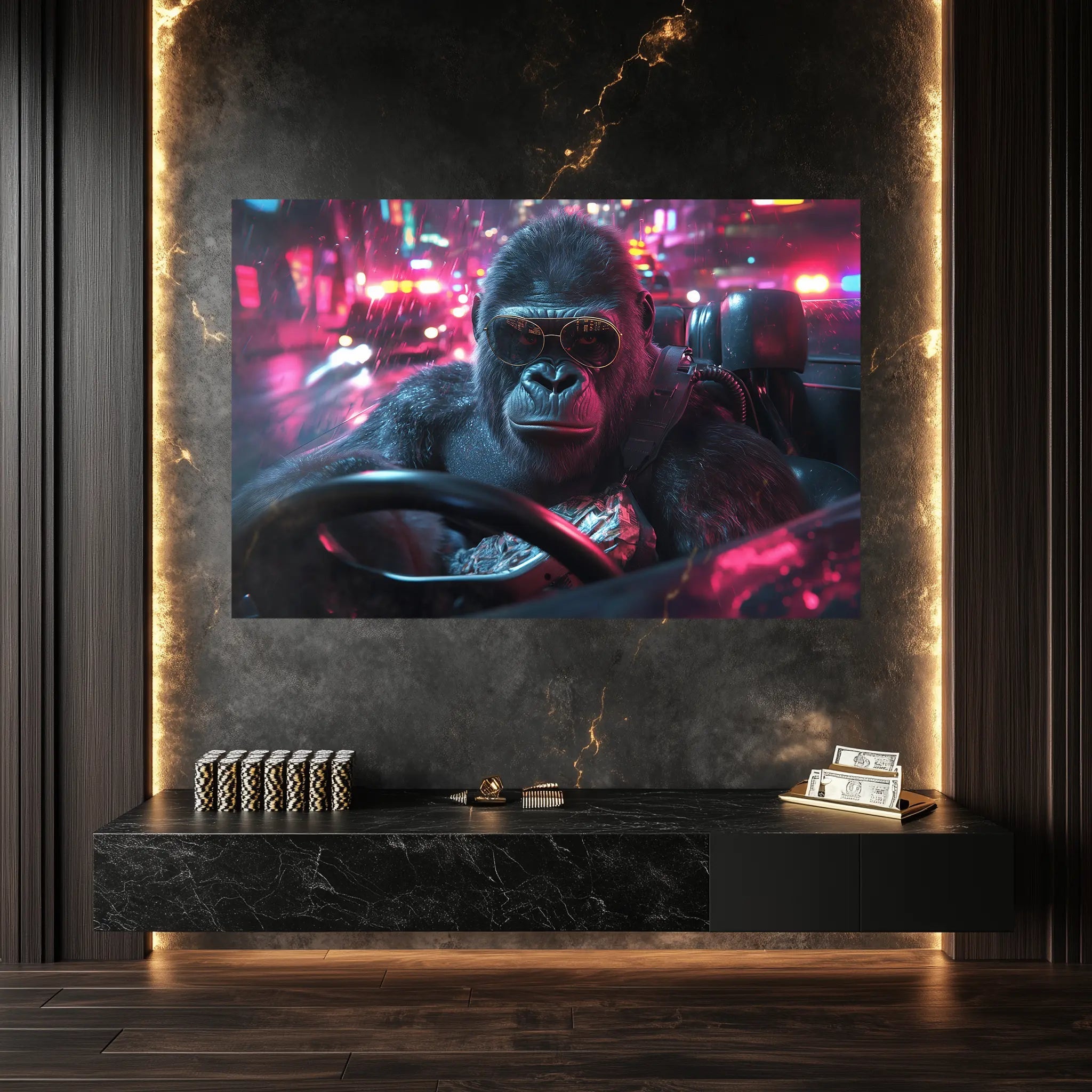 Der Fluchtfahrer | Premium Wandbild - Dein Wandbild