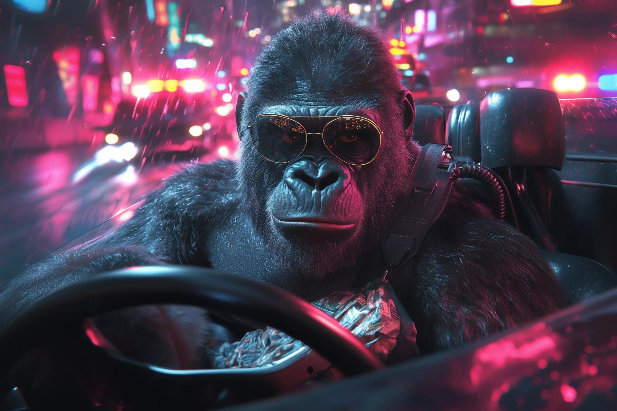 Der Fluchtfahrer | Premium Wandbild - Dein Wandbild