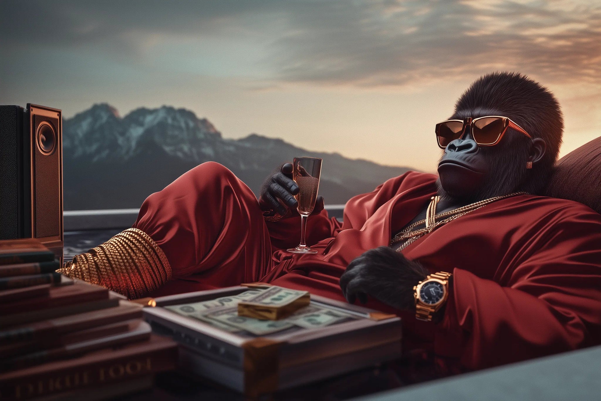 Der GentleBoss der G Apes | Premium Wandbild - Dein Wandbild