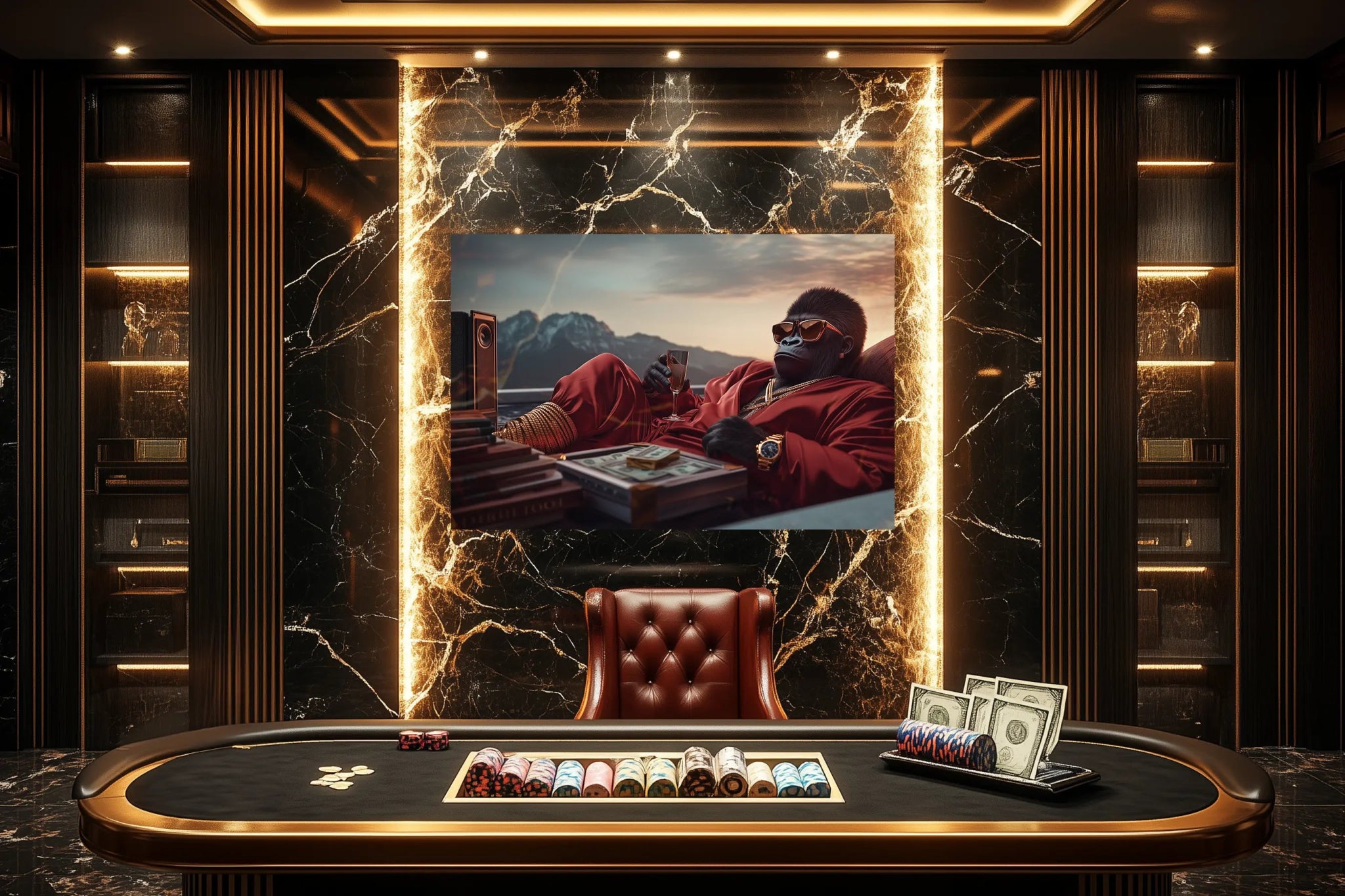 Der GentleBoss der G Apes | Premium Wandbild - Dein Wandbild