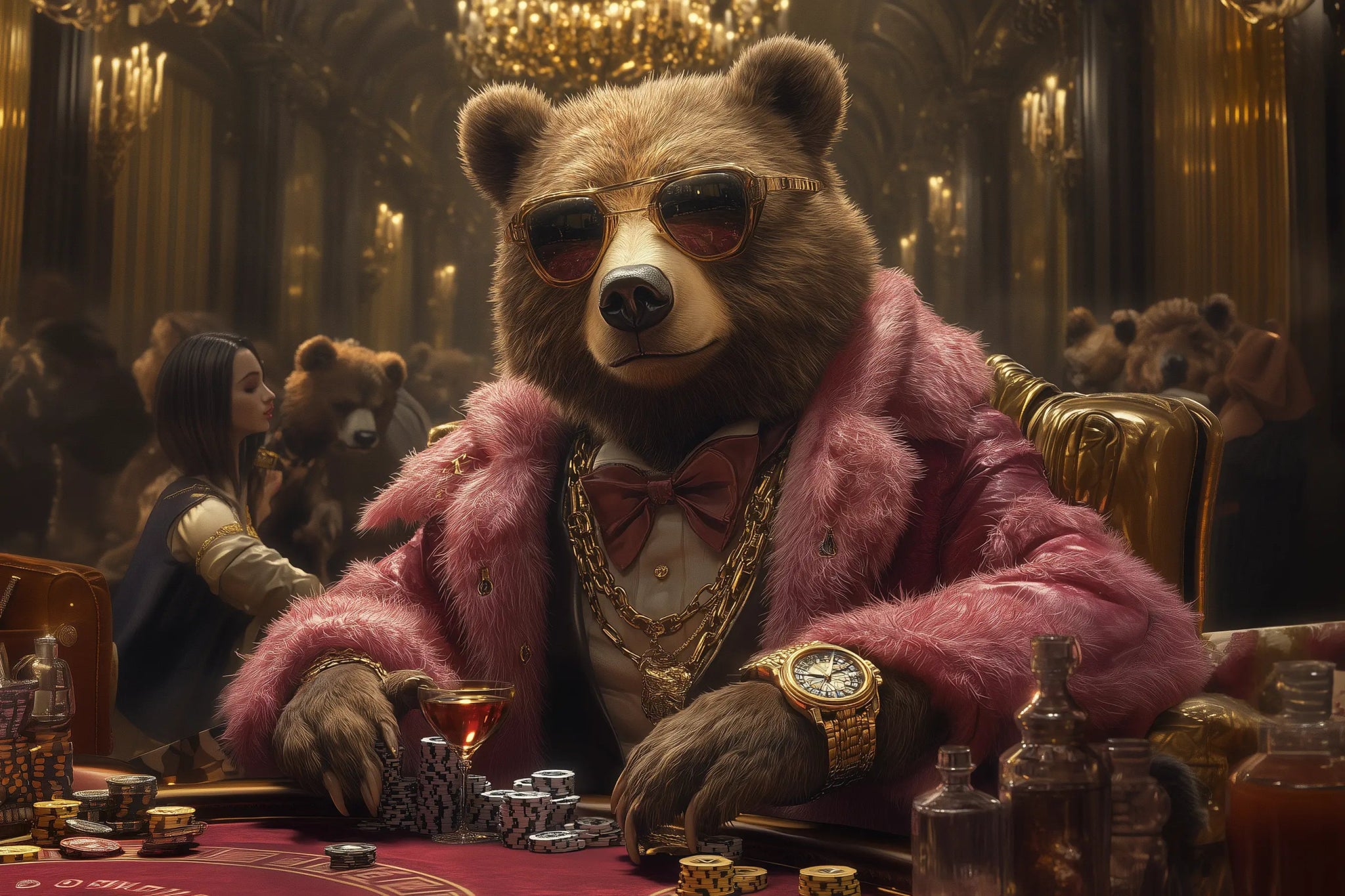 Der Grandmaster der Karten | Premium Wandbild - Dein Wandbild