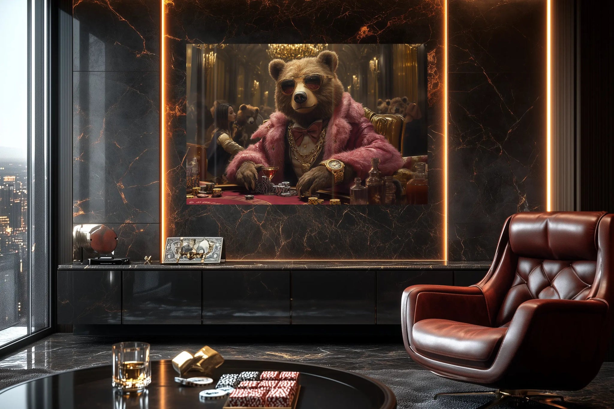 Der Grandmaster der Karten | Premium Wandbild - Dein Wandbild