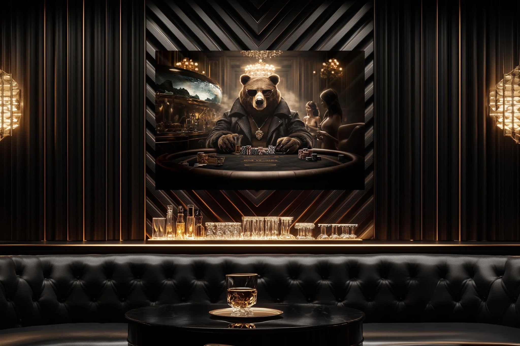 Der Grandmaster der Pokertische | Premium Wandbild - Dein Wandbild