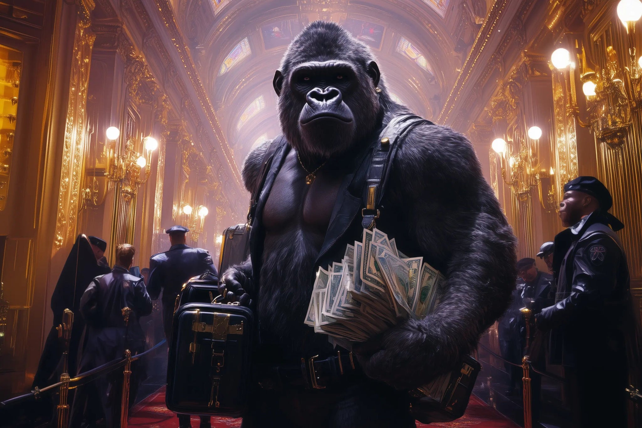 Der Imperator des Reichtums – Unantastbare Macht und Prestige | Premium Wandbild - Dein Wandbild