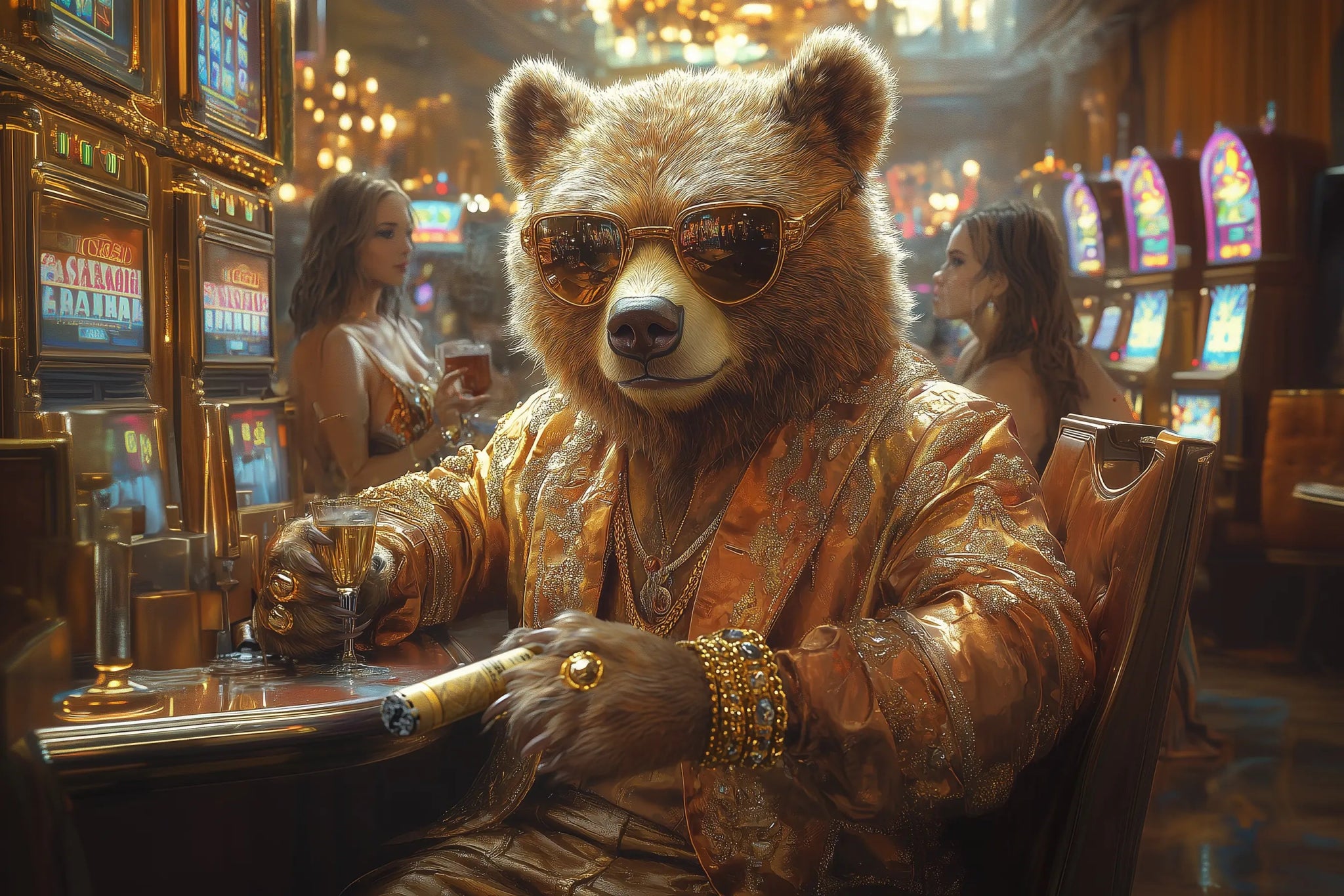 Der König der Casino - Etage | Premium Wandbild - Dein Wandbild