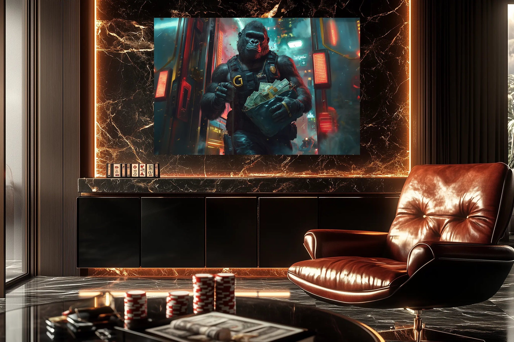 Der König der Flucht | Premium Wandbild - Dein Wandbild