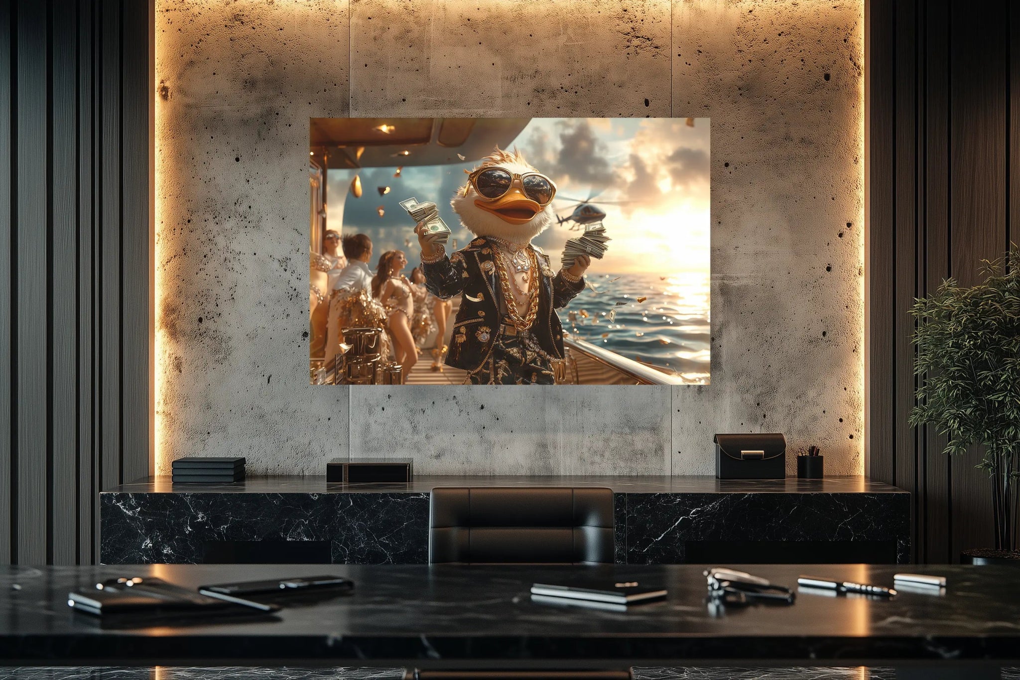Der König der High Society | Premium Wandbild - Dein Wandbild