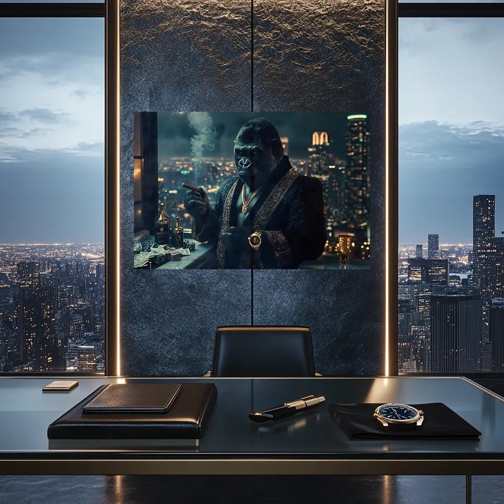 Der König der Nacht – Macht, Luxus & Unaufhaltsame Präsenz | Premium Wandbild - Dein Wandbild