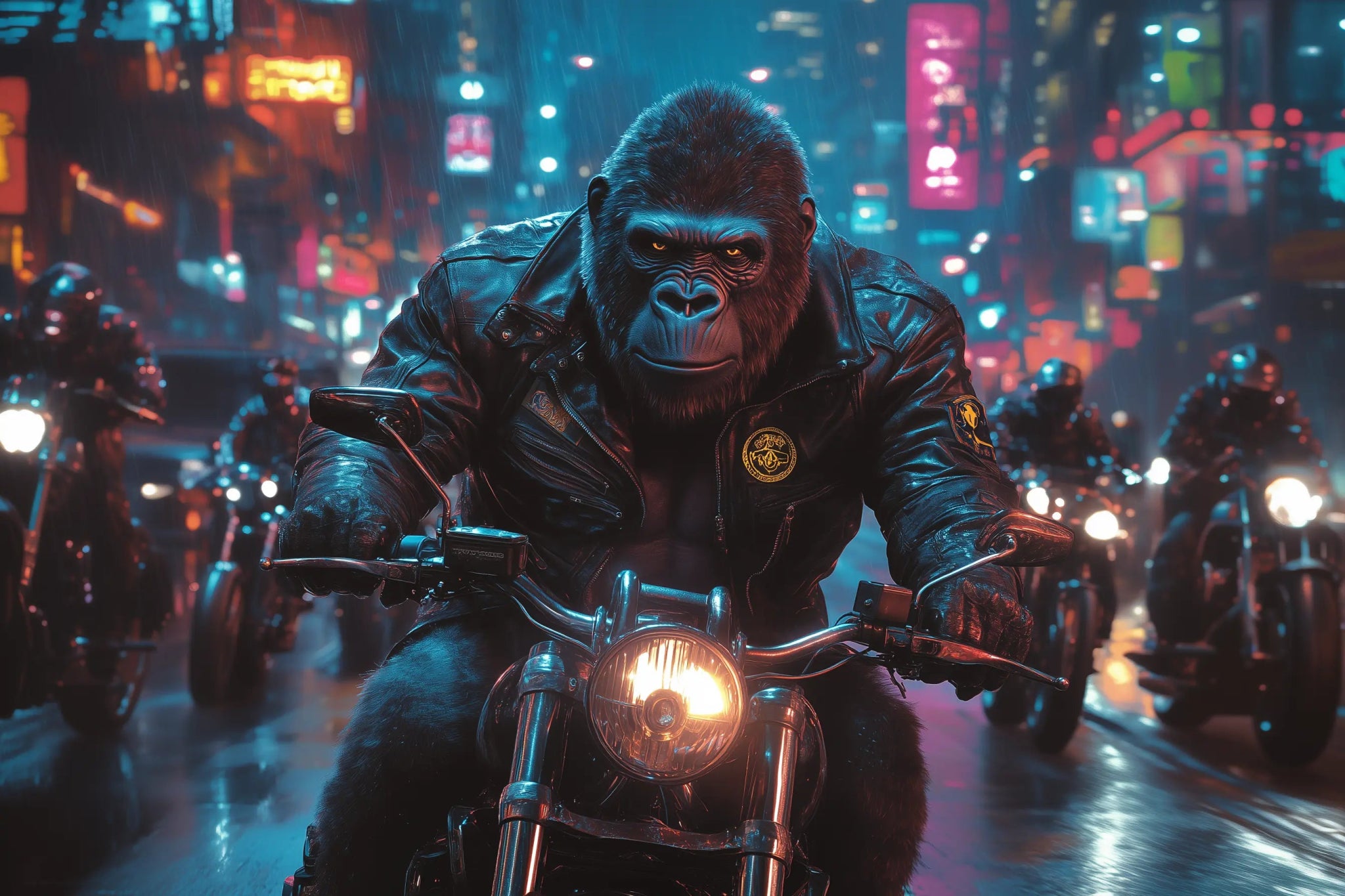 Der König der Straße – Unaufhaltsam, furchtlos und voller Adrenalin | Premium Wandbild - Dein Wandbild