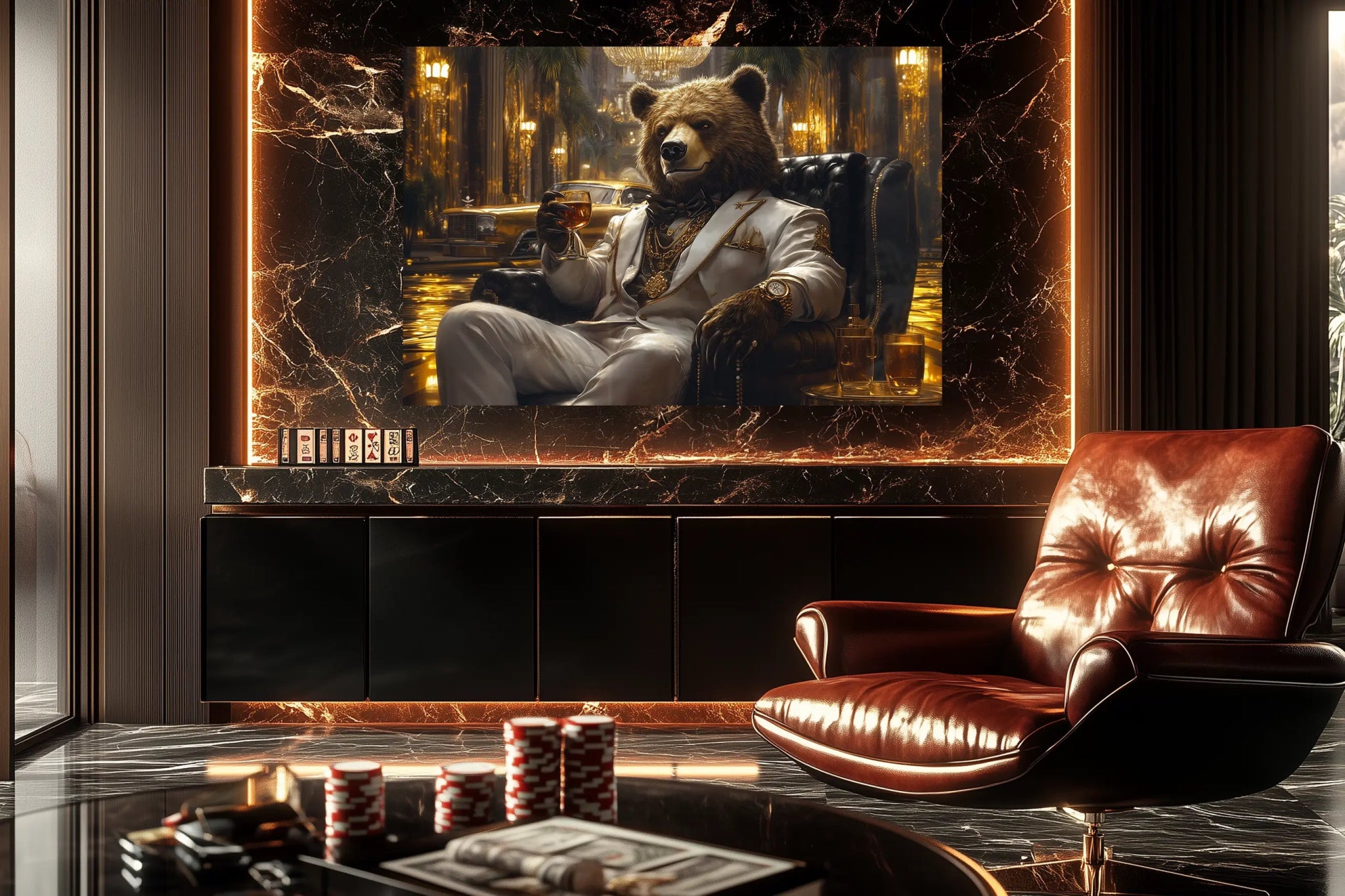 Der König des Goldenen Palasts | Premium Wandbild - Dein Wandbild