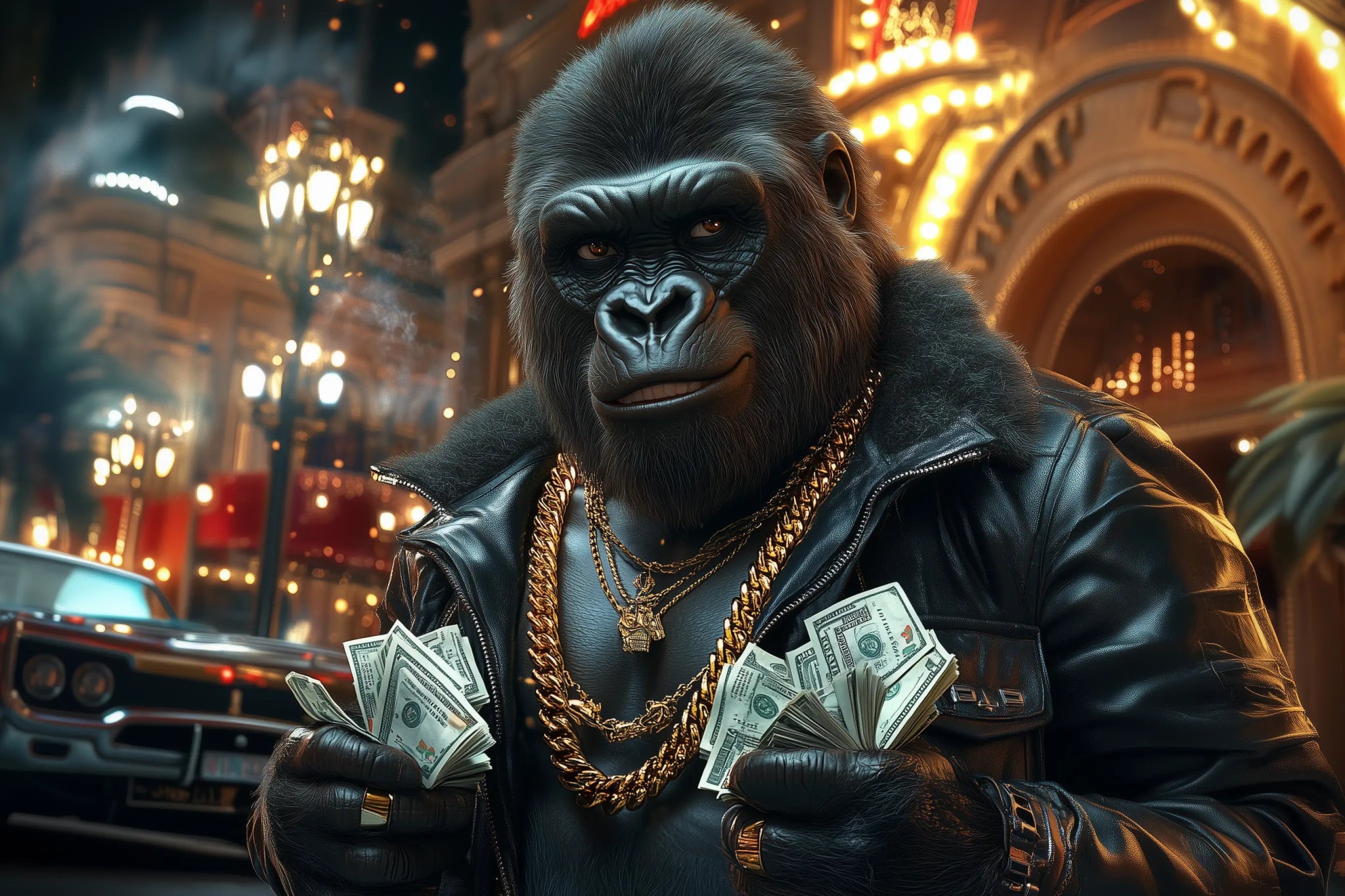 Der König des Reichtums – Erfolg, Charisma und unbegrenzte Möglichkeiten | Premium Wandbild - Dein Wandbild