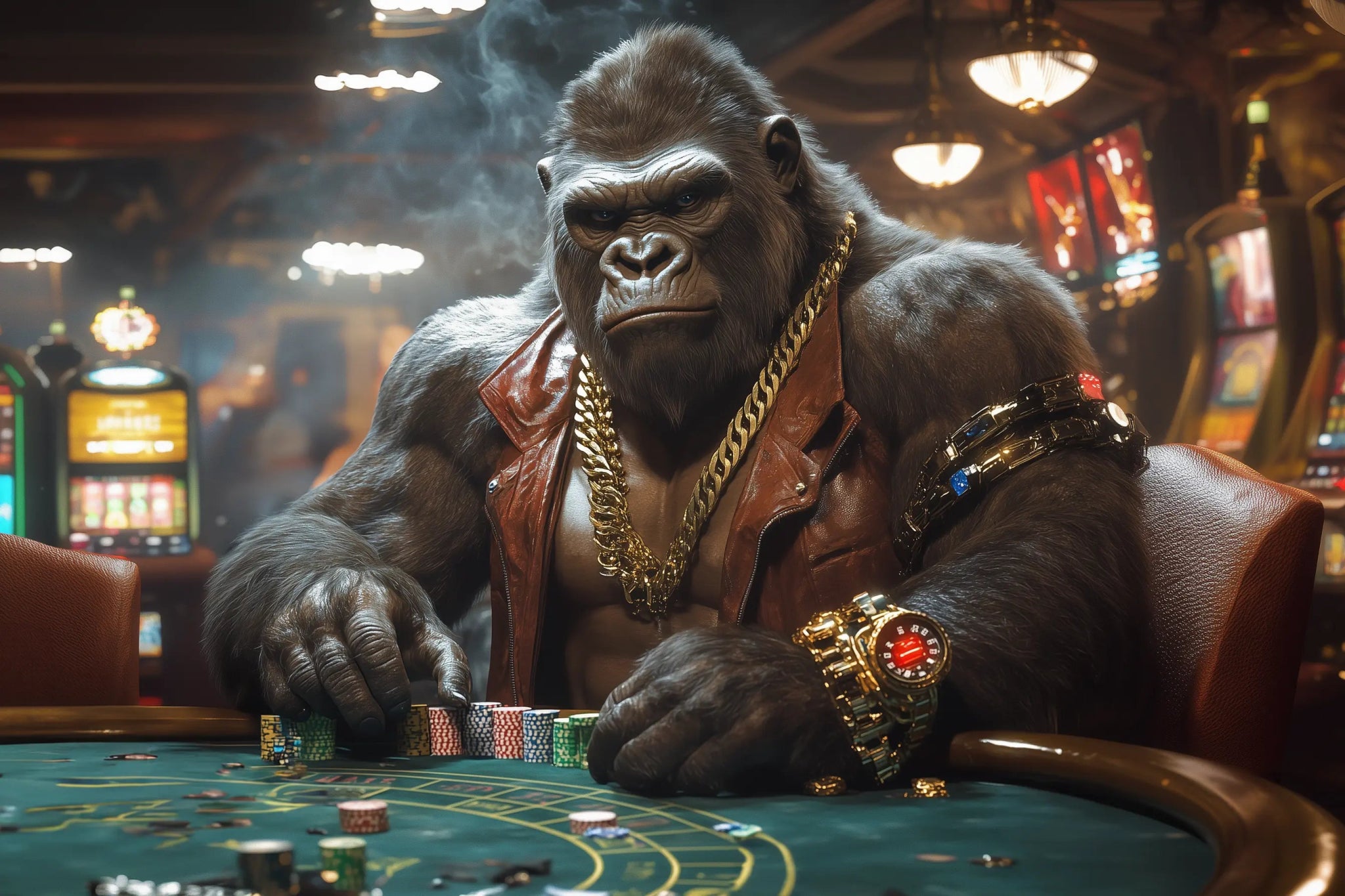 Der König des Spiels – Macht, Risiko und unerschütterlicher Stil | Premium Wandbild - Dein Wandbild