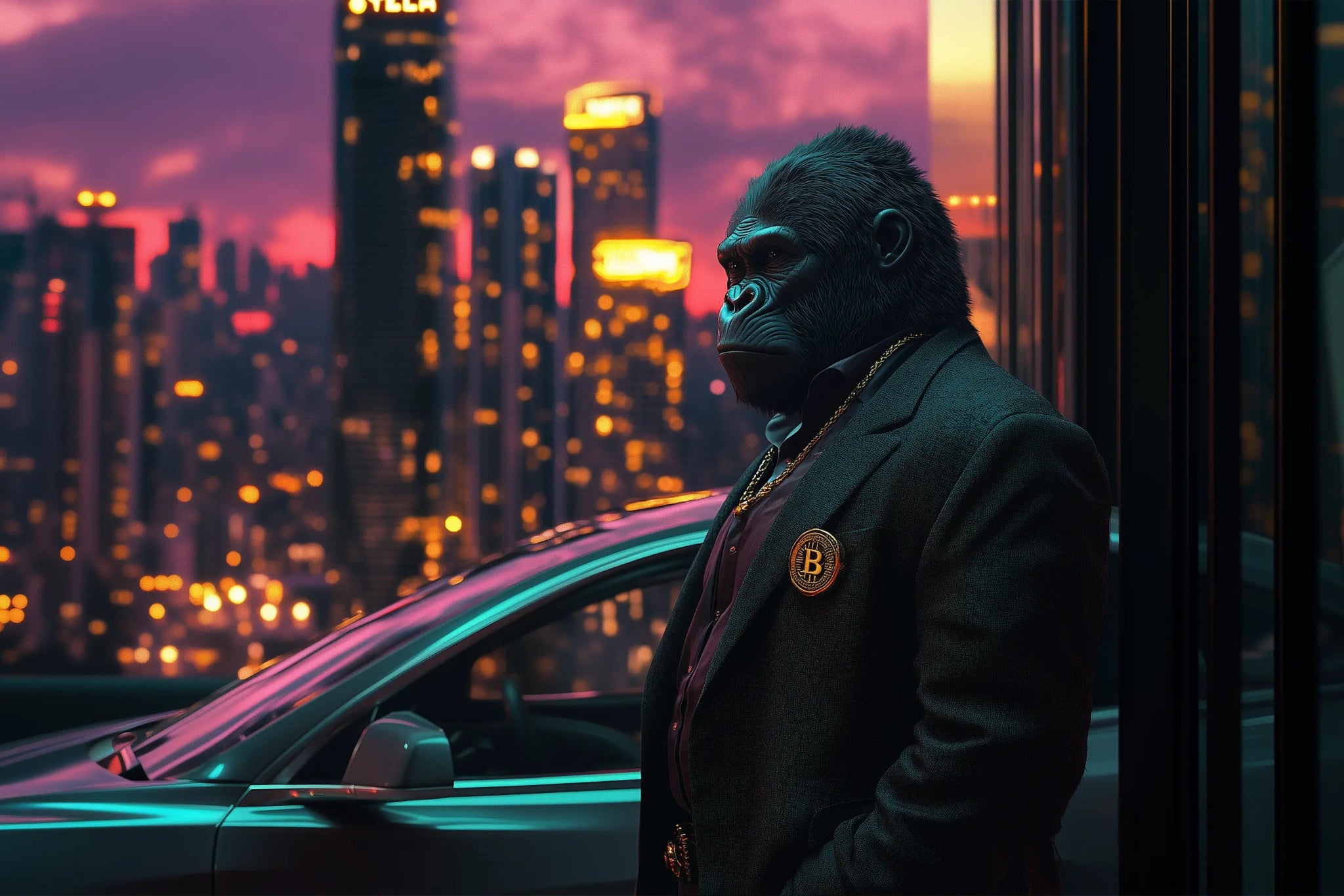 Der Krypto - Tycoon | Premium Wandbild - Dein Wandbild