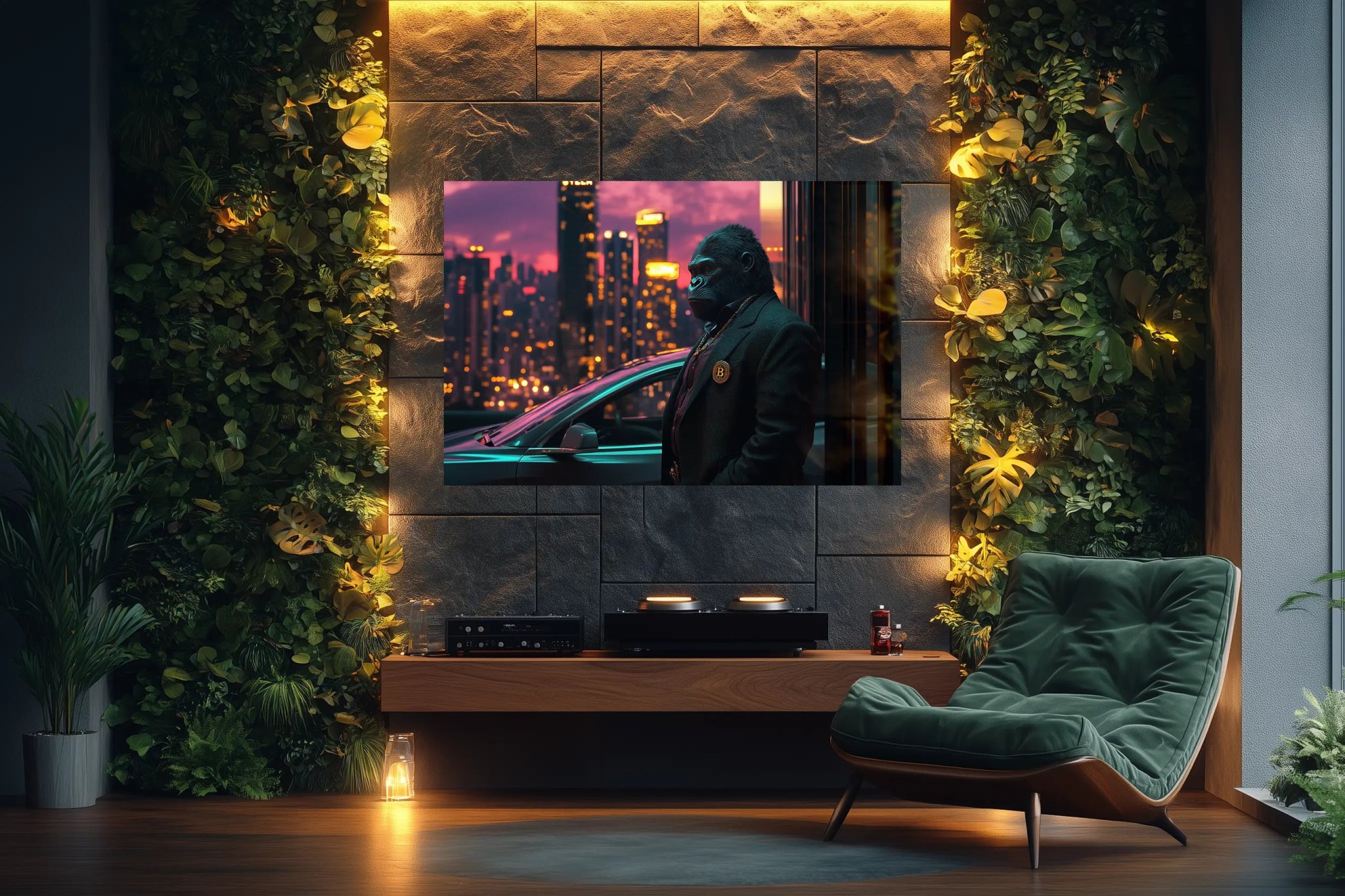 Der Krypto - Tycoon | Premium Wandbild - Dein Wandbild