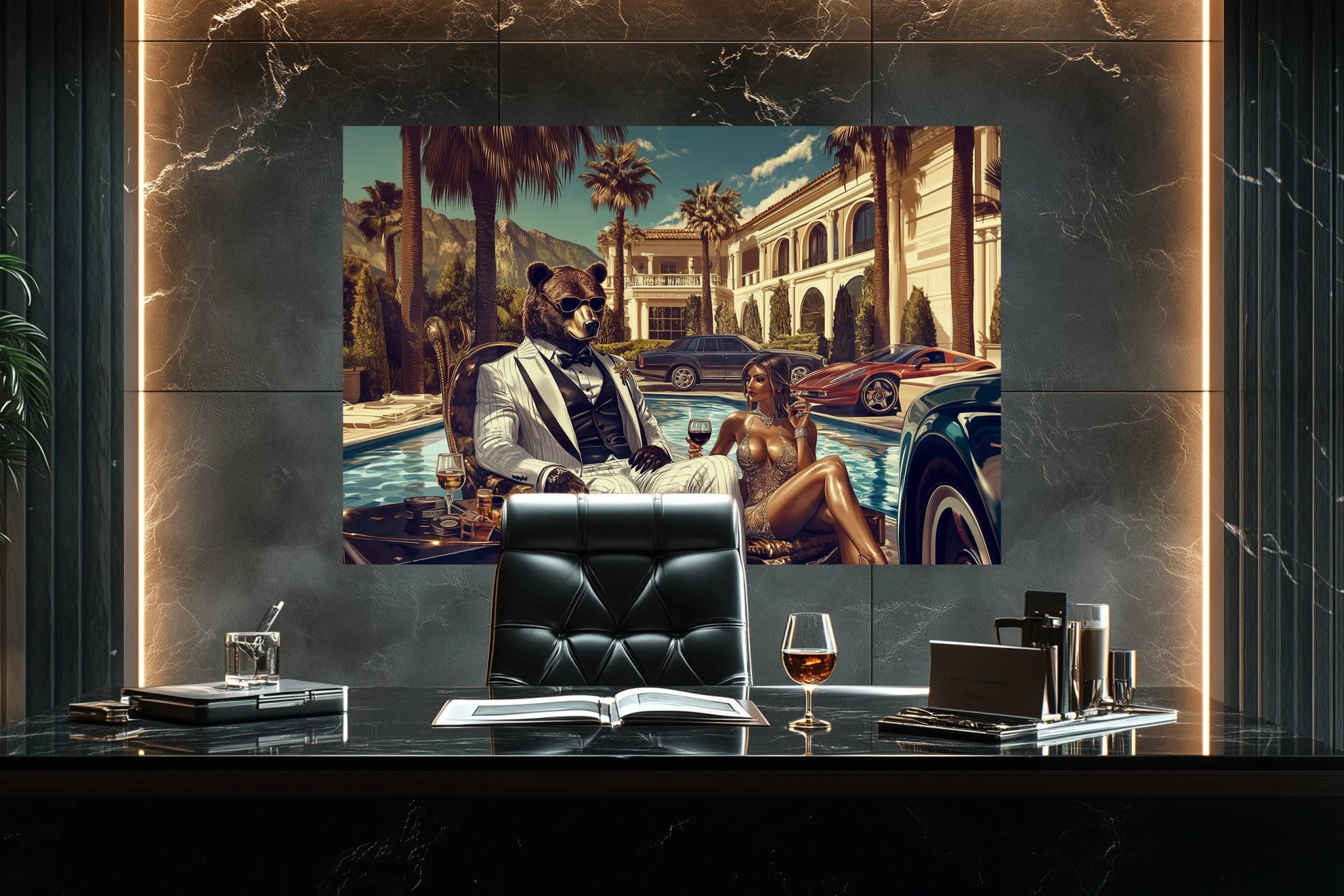 Der Mafia - Boss der High Society | Premium Wandbild - Dein Wandbild
