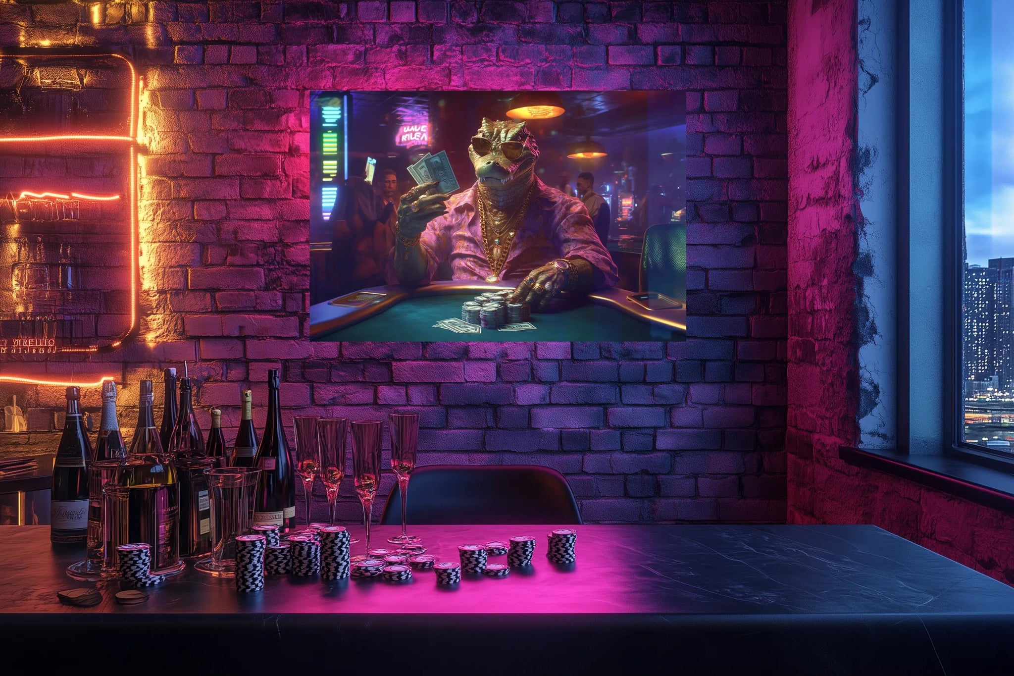 Der Meister des Spiels | Premium Wandbild - Dein Wandbild