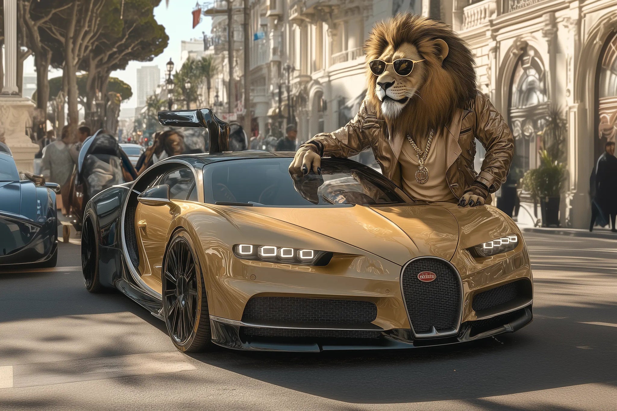 Der Monarch der Straßen – Luxus, Geschwindigkeit und absolute Dominanz – Premium Wandbild - Dein Wandbild