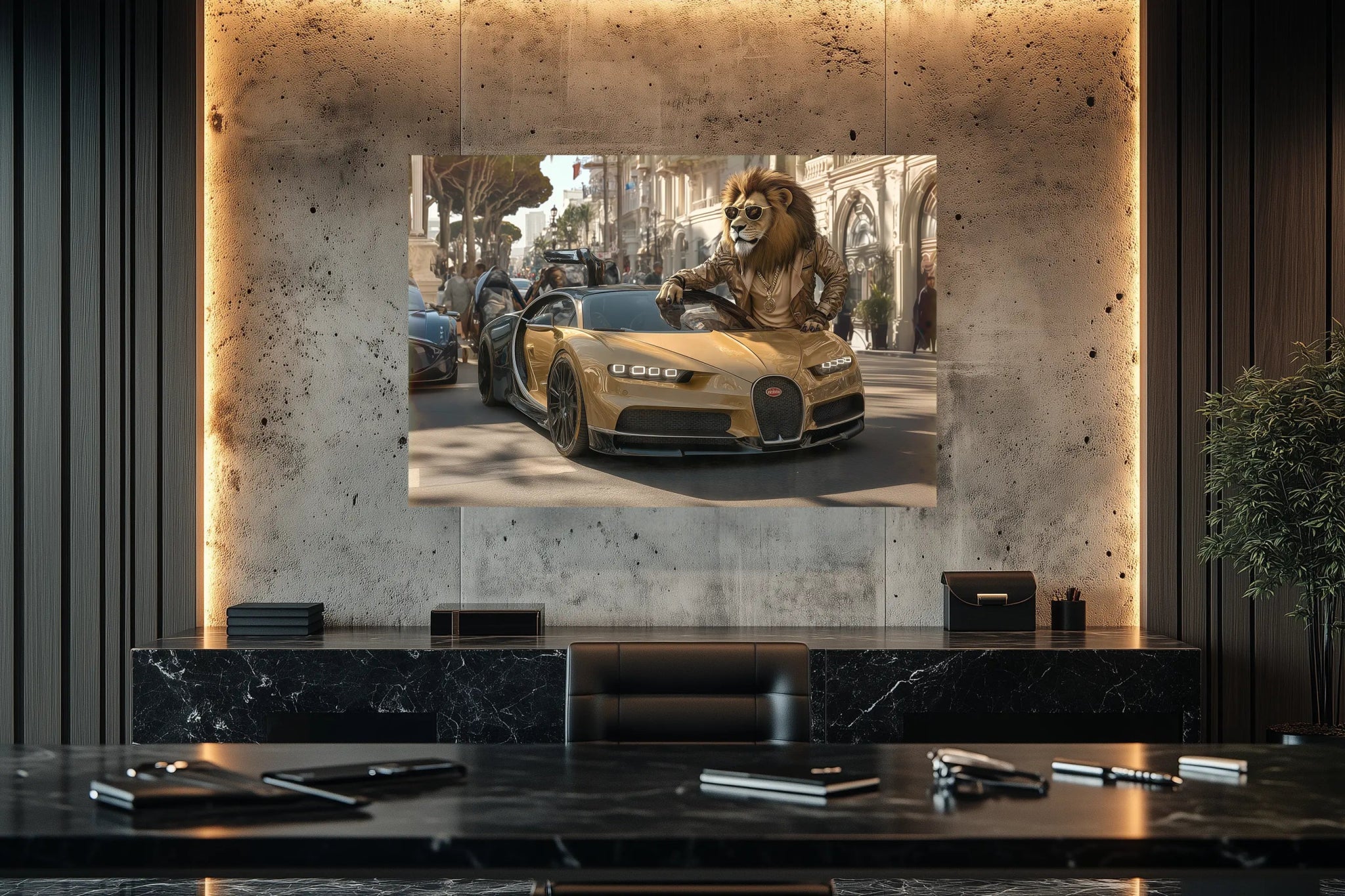 Der Monarch der Straßen – Luxus, Geschwindigkeit und absolute Dominanz – Premium Wandbild - Dein Wandbild