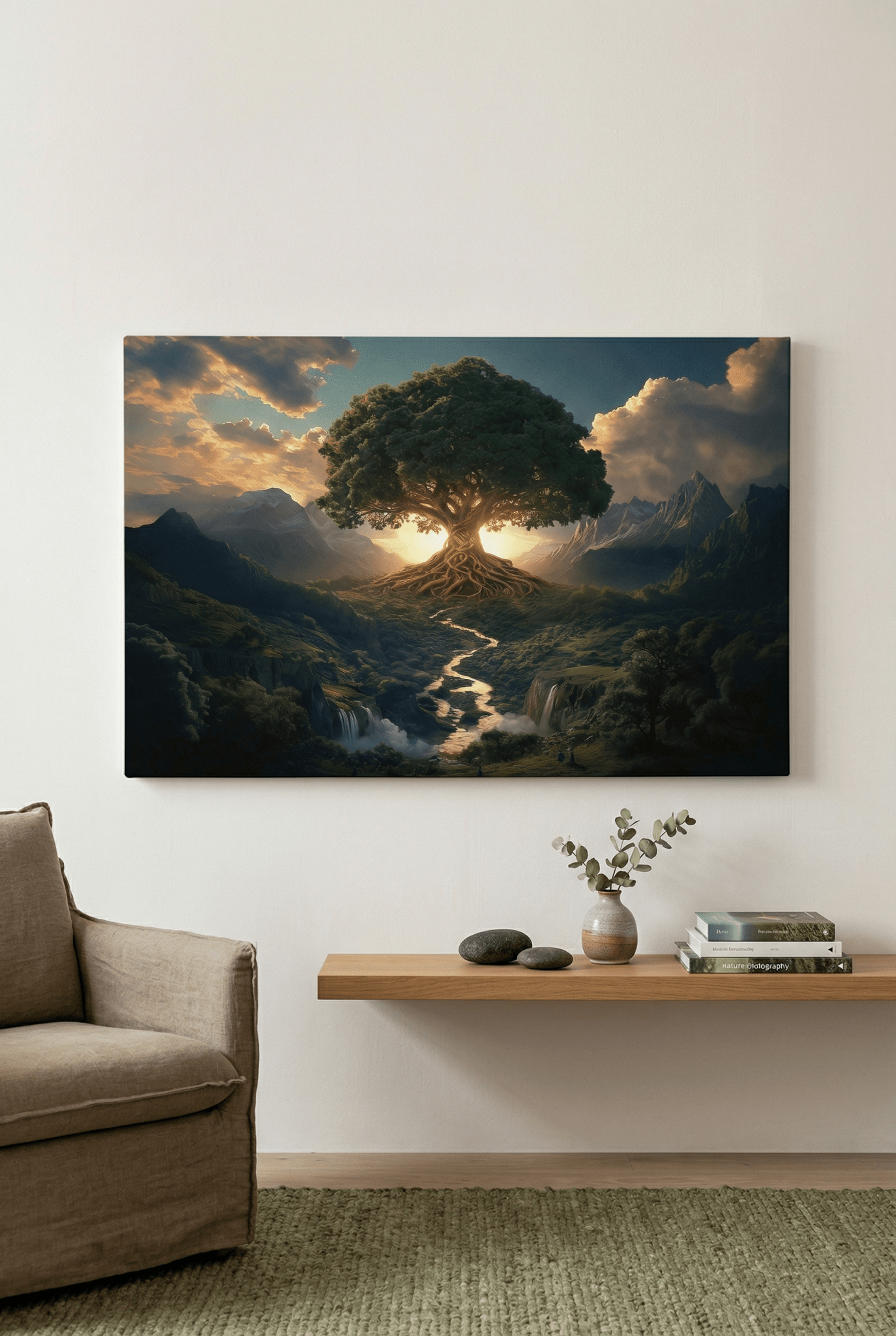 Der mythische Baum des Lebens – Naturbild mit spiritueller Symbolkraft | Dein Wandbild - Dein Wandbild