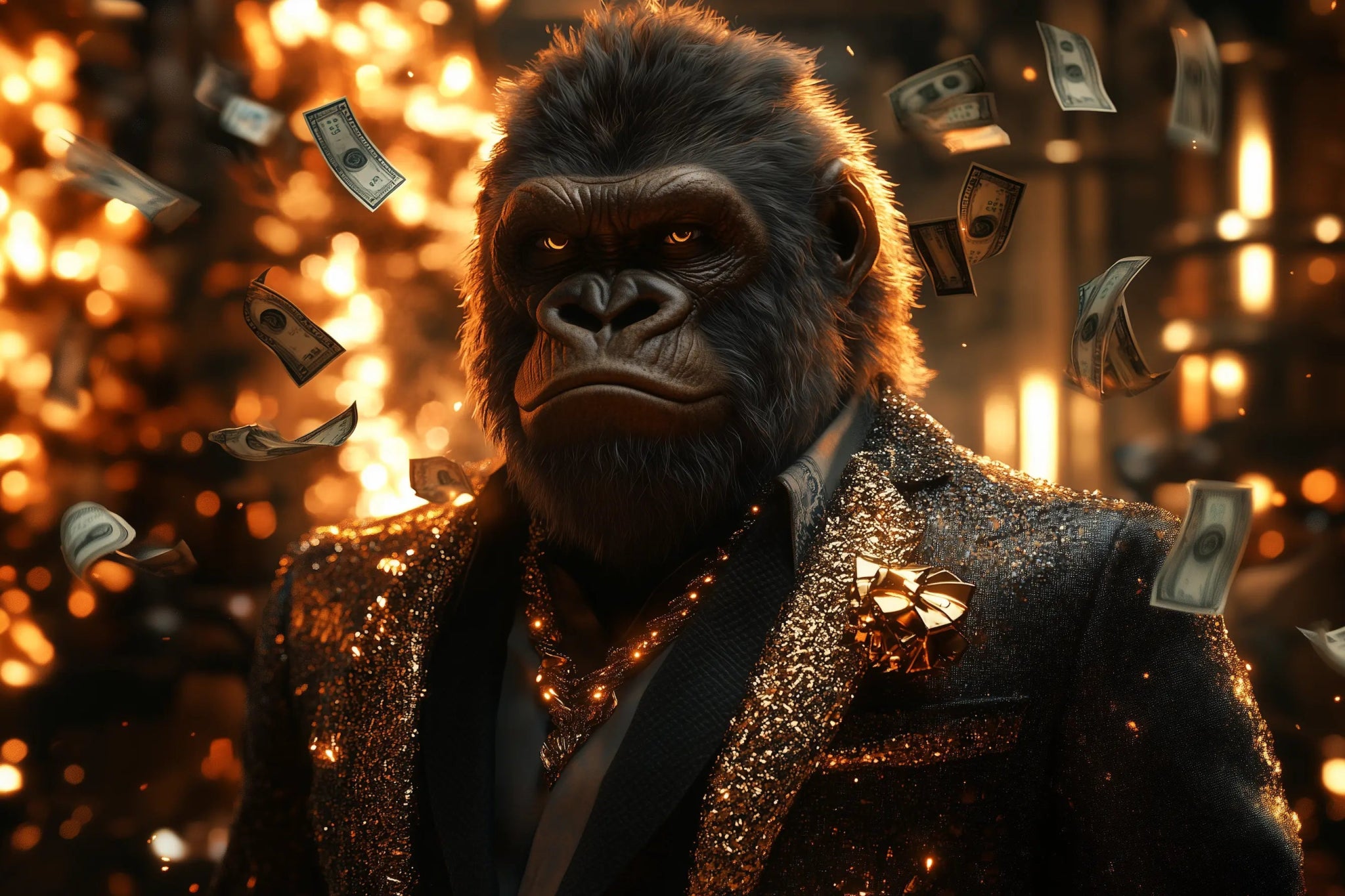 Der Pate der Macht – Das goldene Vermächtnis | Premium Wandbild - Dein Wandbild