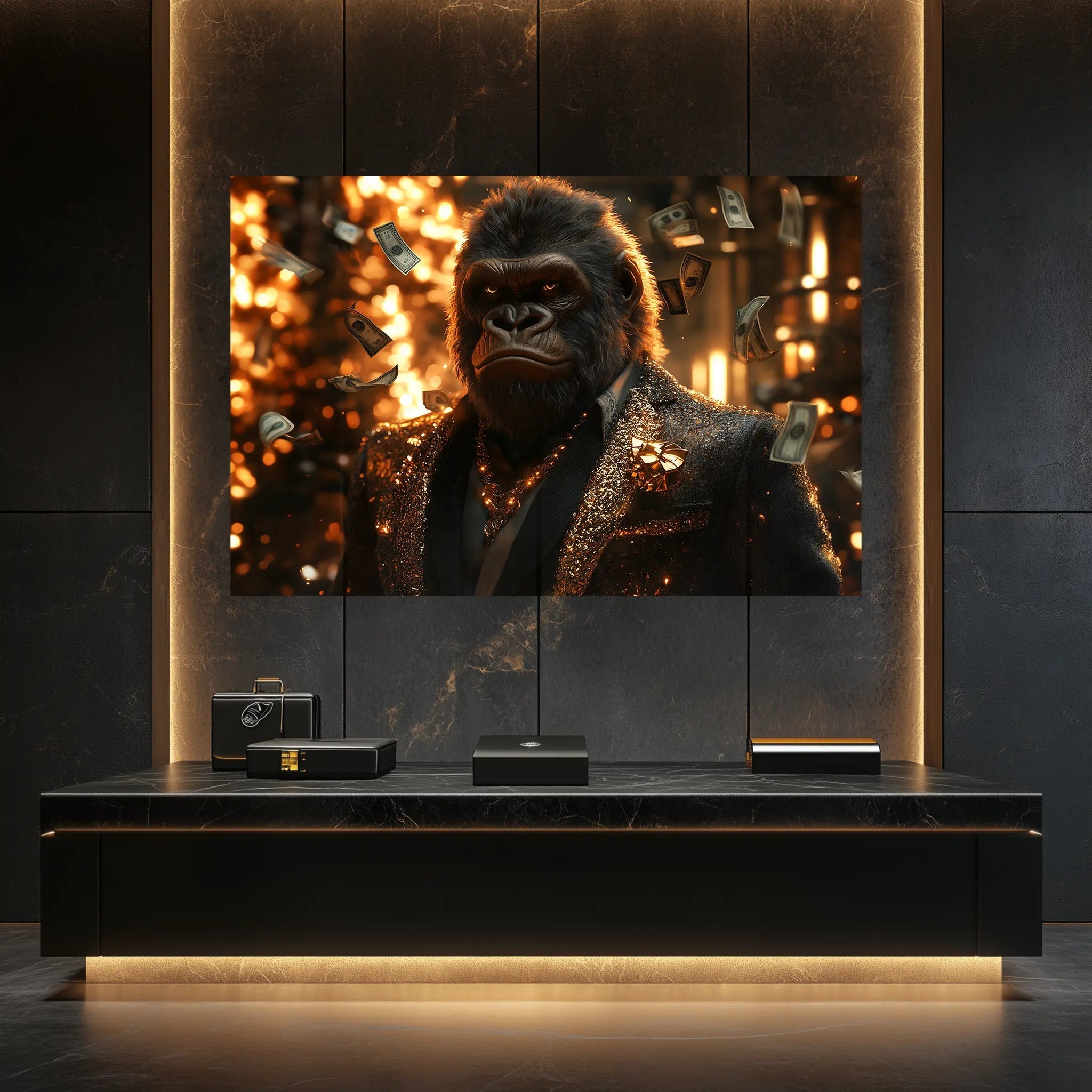 Der Pate der Macht – Das goldene Vermächtnis | Premium Wandbild - Dein Wandbild