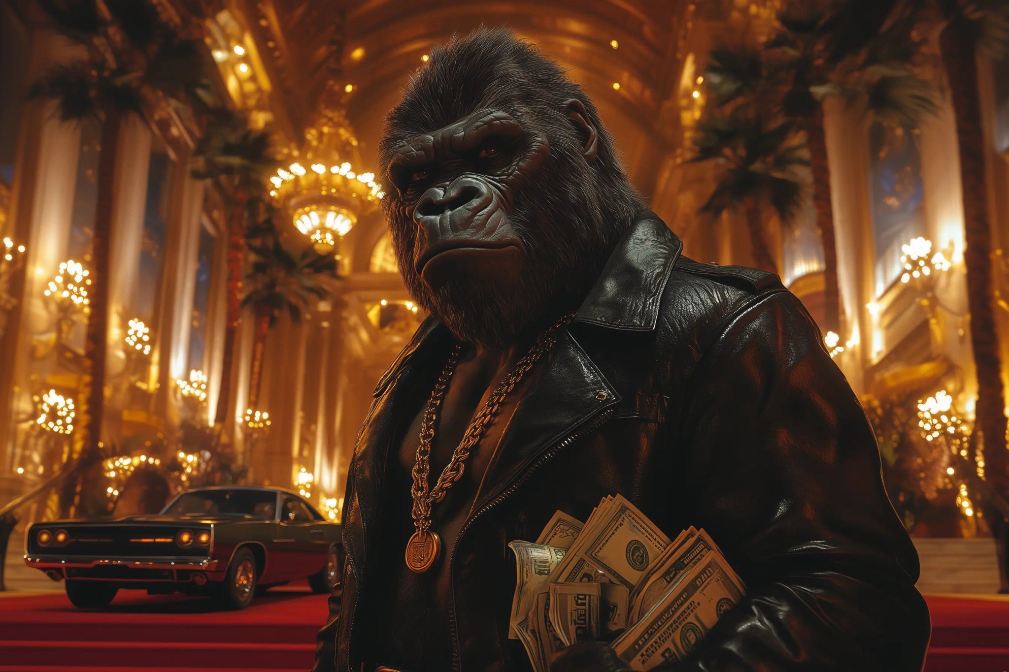 Der Pate der Nacht – Kein Gegner, keine Gnade | Premium Wandbild - Dein Wandbild