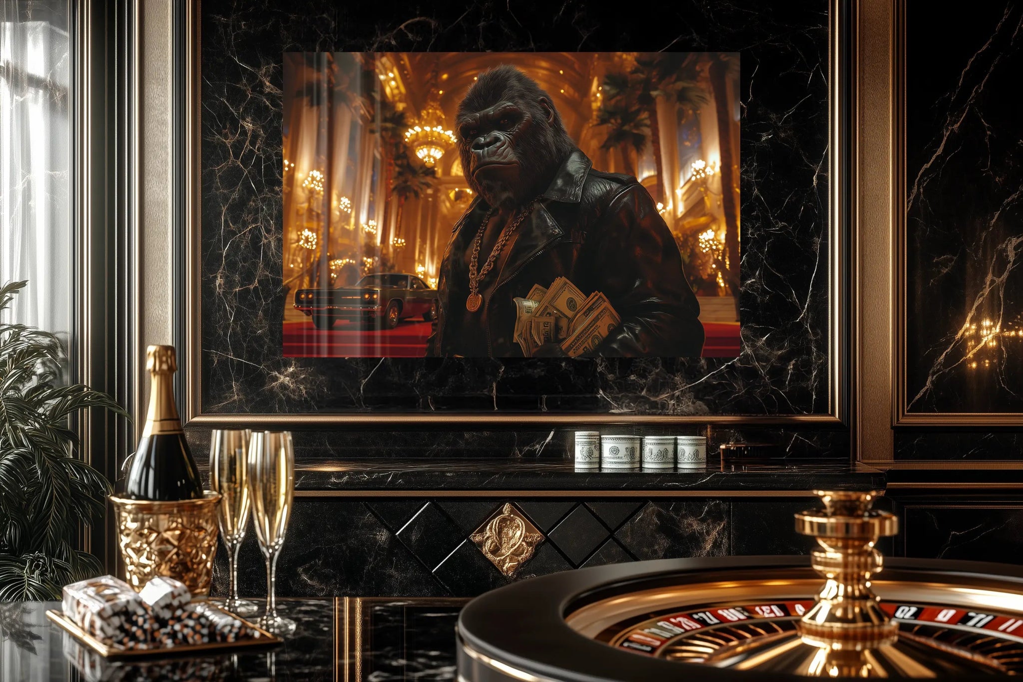 Der Pate der Nacht – Kein Gegner, keine Gnade | Premium Wandbild - Dein Wandbild