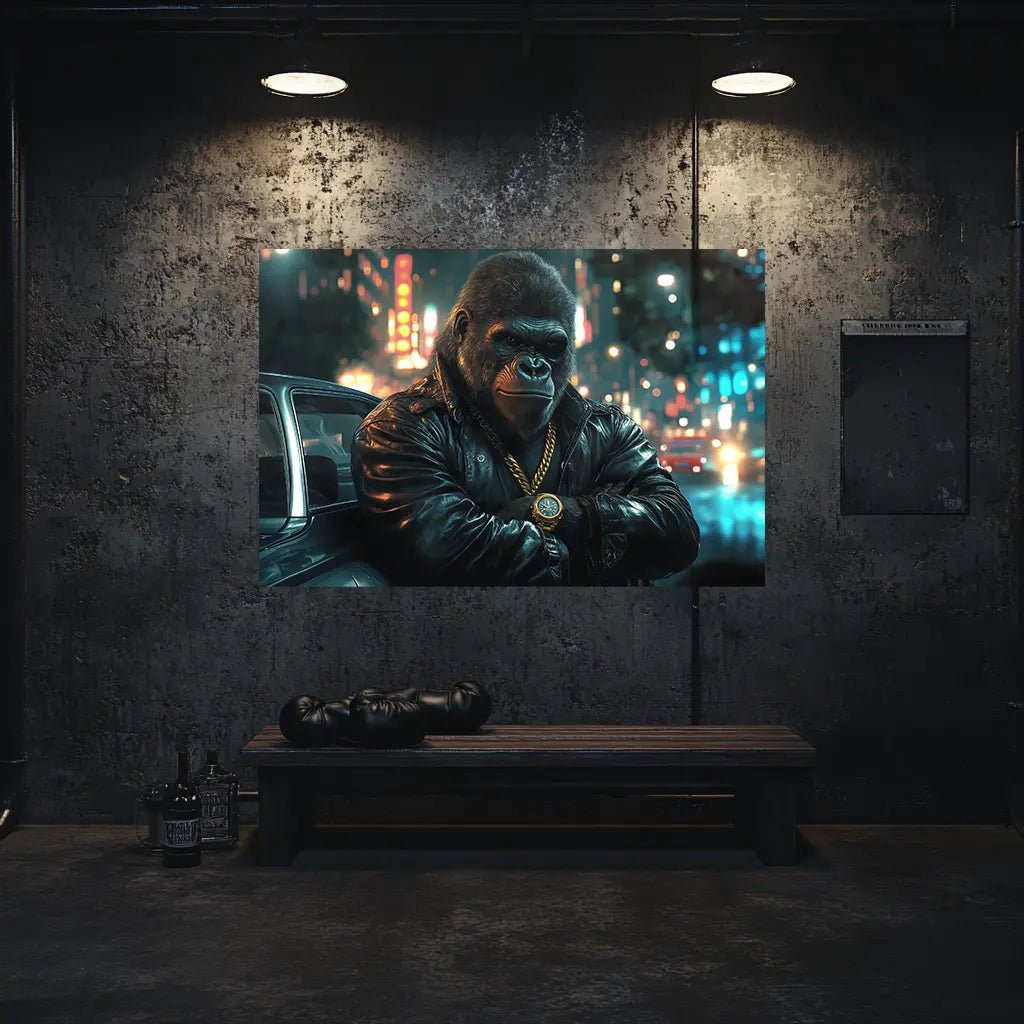 Der Pate der Straßen – Macht, Respekt und unantastbarer Stil | Premium Wandbild - Dein Wandbild