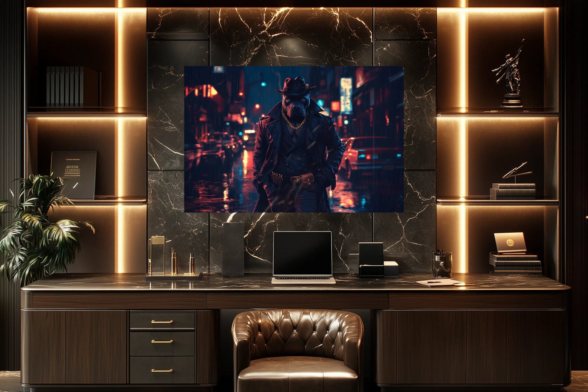 Der Schattenlord der Nacht | Premium Wandbild - Dein Wandbild