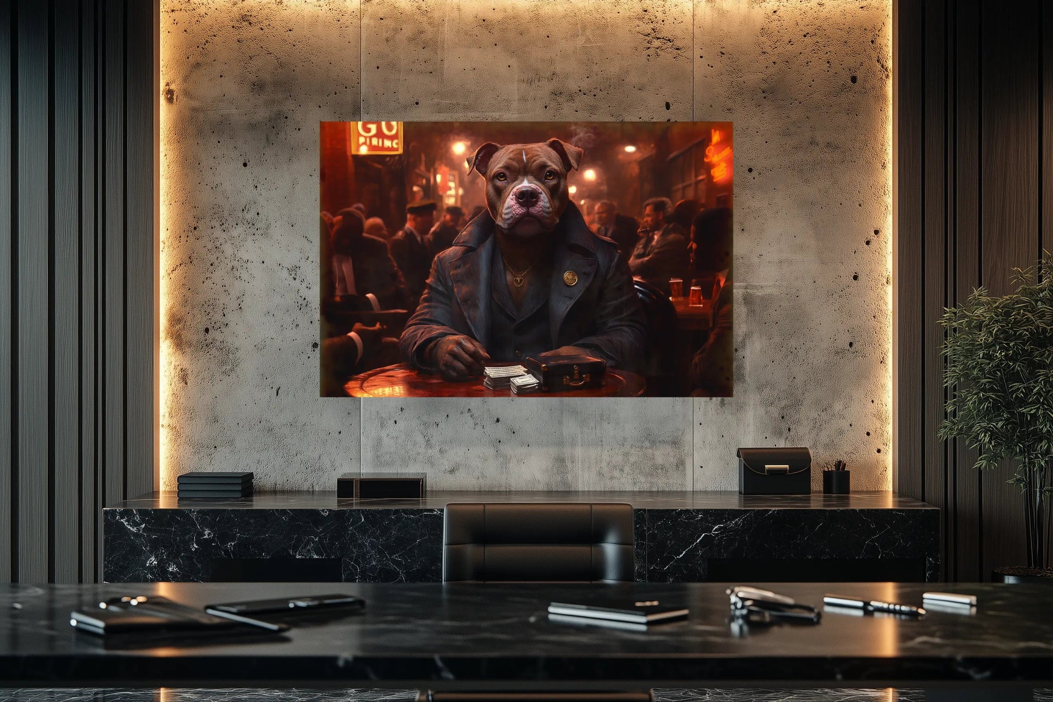 Der stille Pate | Premium Wandbild - Dein Wandbild