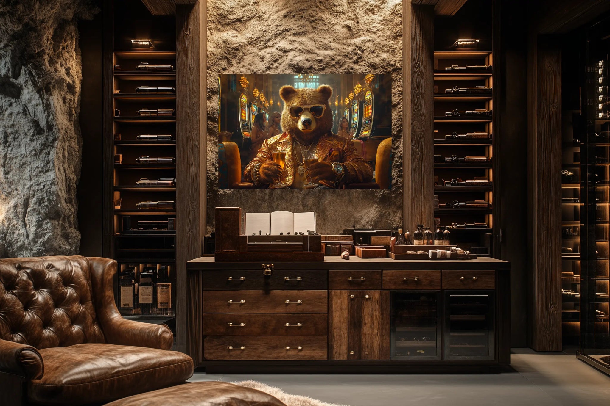 Der unangefochtene High - Roller | Premium Wandbild - Dein Wandbild