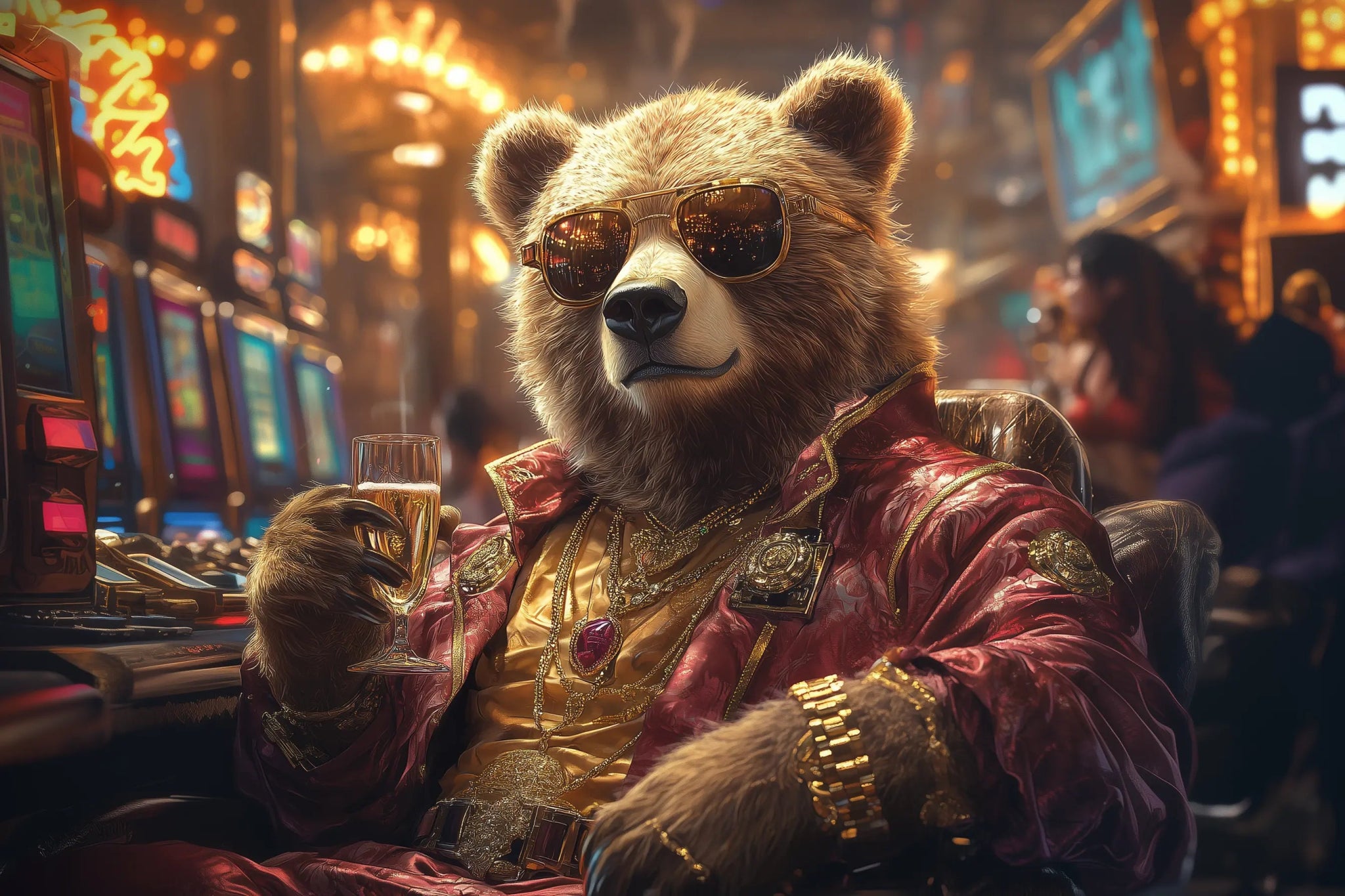 Der unantastbare High - Roller | Premium Wandbild - Dein Wandbild
