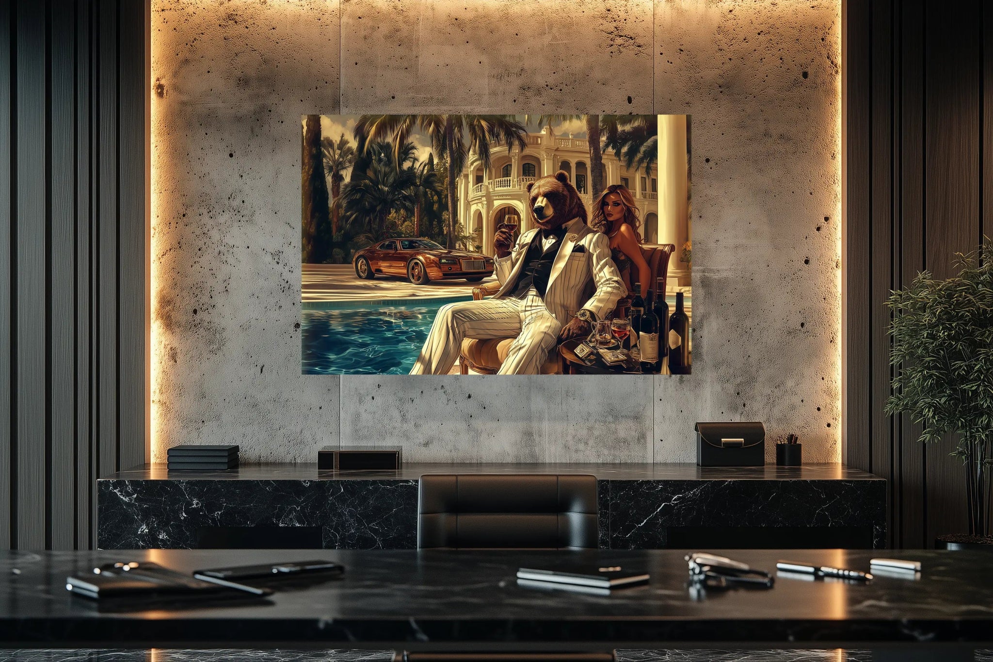 Der unantastbare Pate | Premium Wandbild - Dein Wandbild