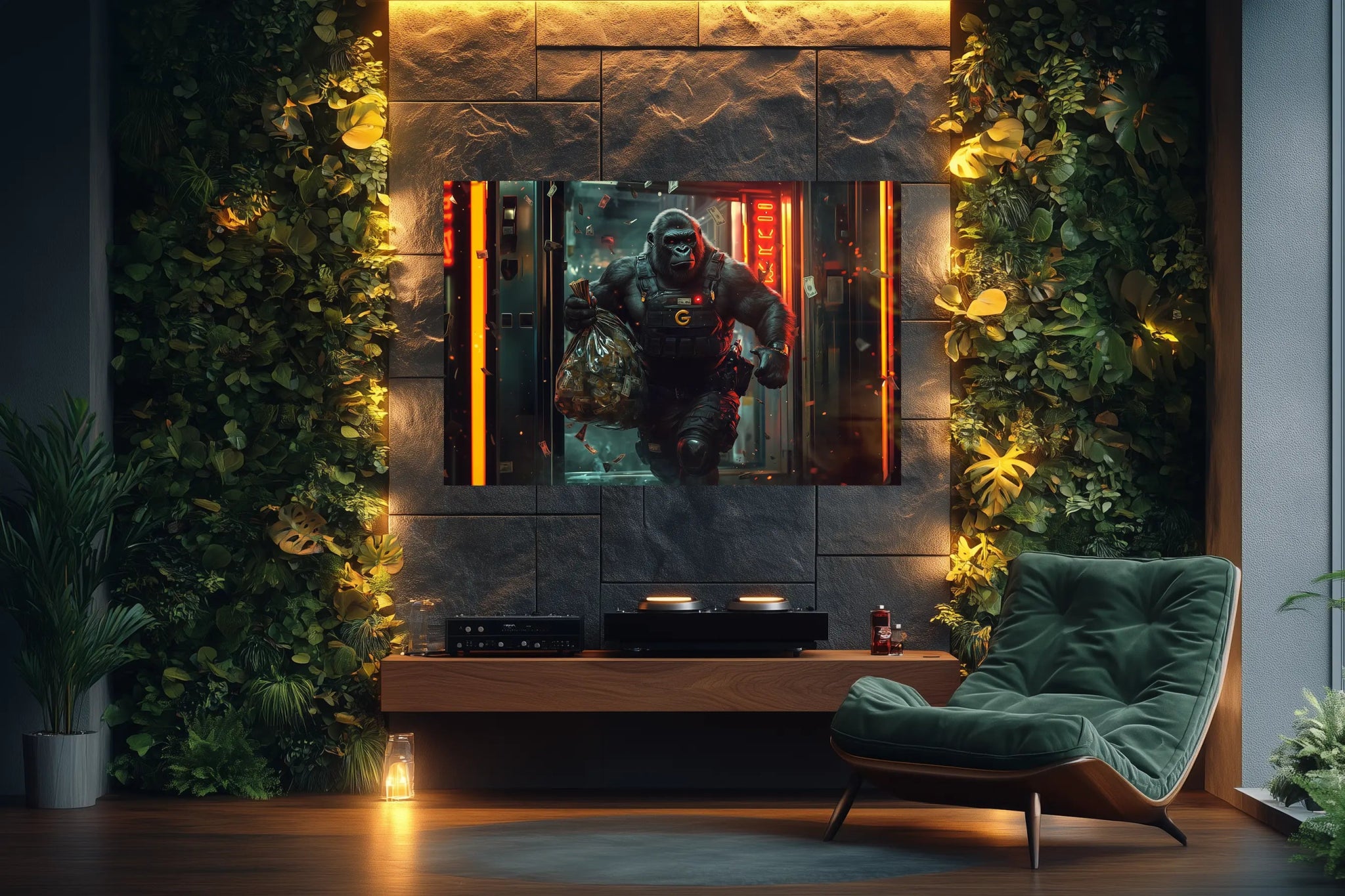 Der Unaufhaltsame Räuber | Premium Wandbild - Dein Wandbild