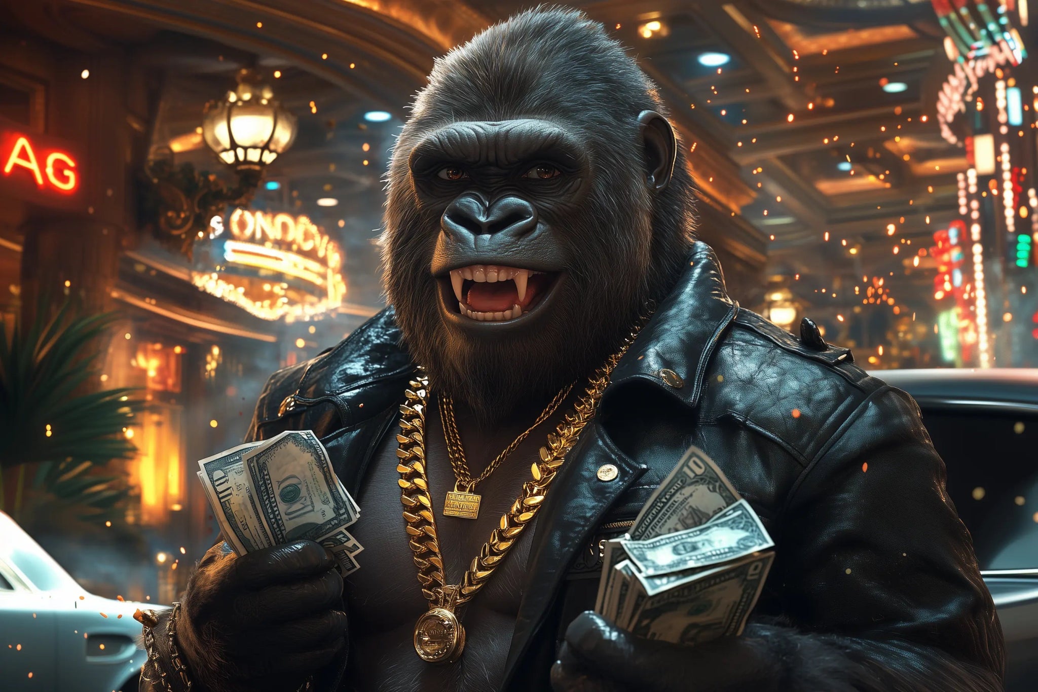 Der unaufhaltsame Titan – Reichtum, Macht und purer Erfolg | Premium Wandbild - Dein Wandbild