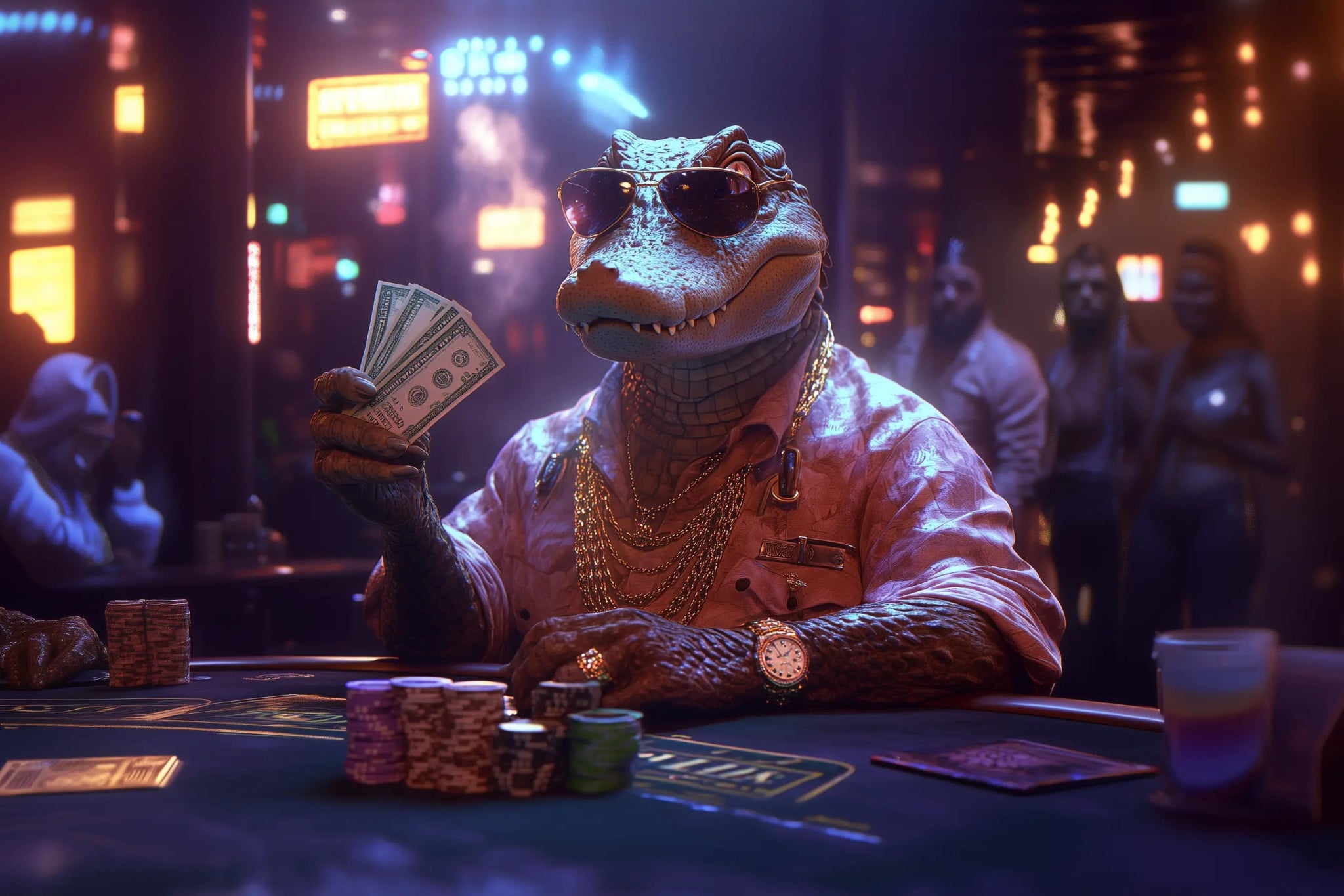 Der unbesiegbare High Roller | Premium Wandbild - Dein Wandbild