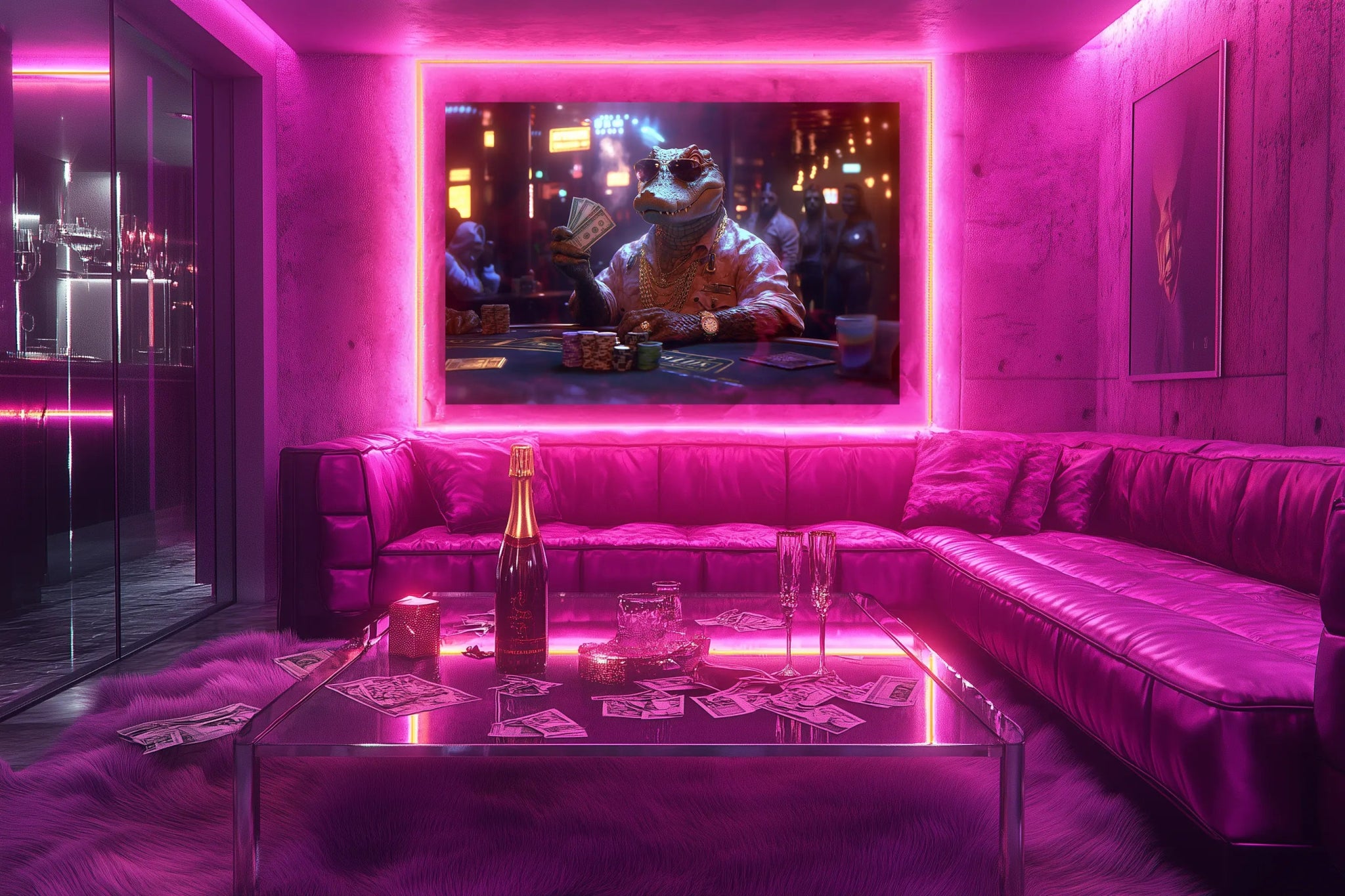 Der unbesiegbare High Roller | Premium Wandbild - Dein Wandbild