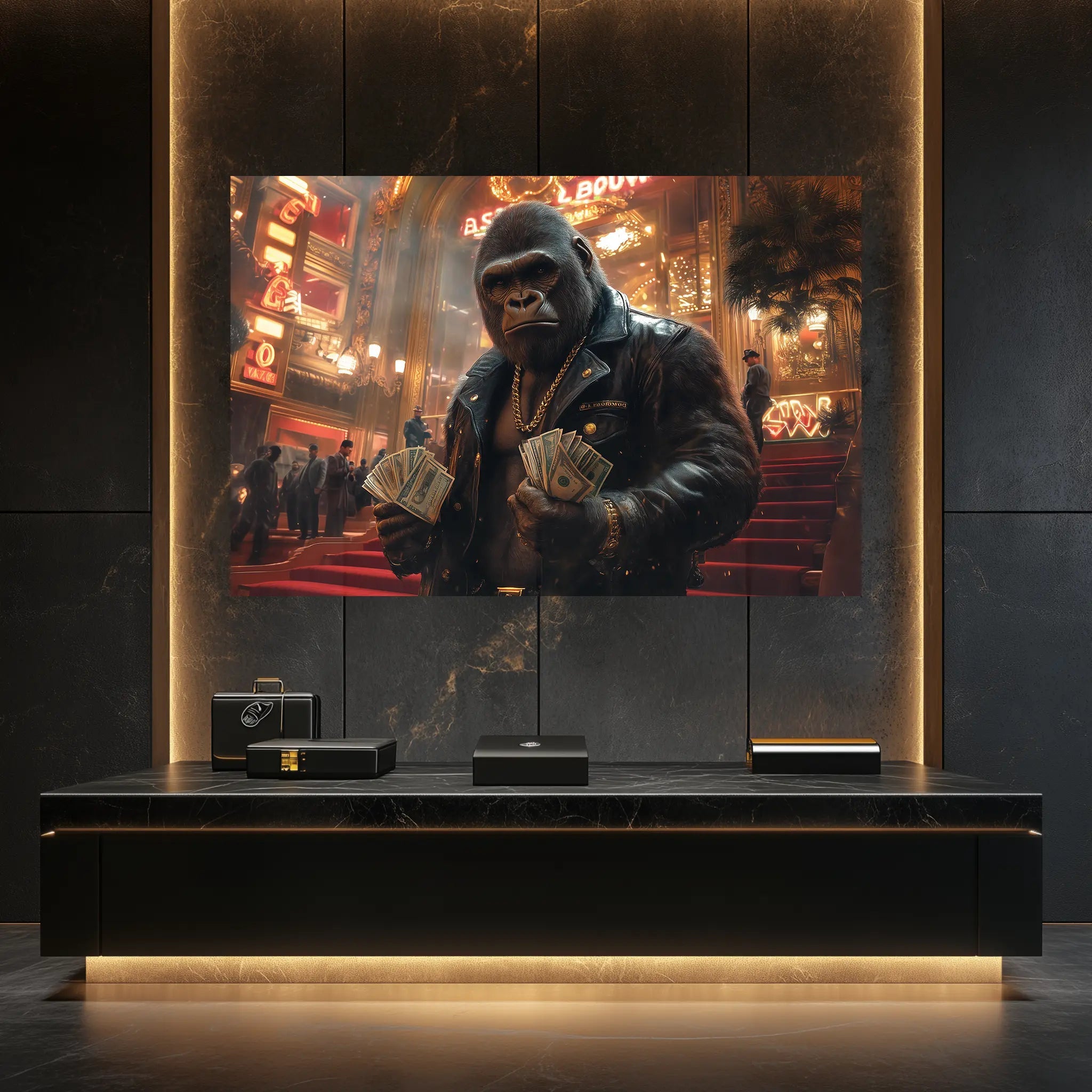 Der Unbestrittene Tycoon – Reichtum, Macht und Prestige | Premium Wandbild - Dein Wandbild