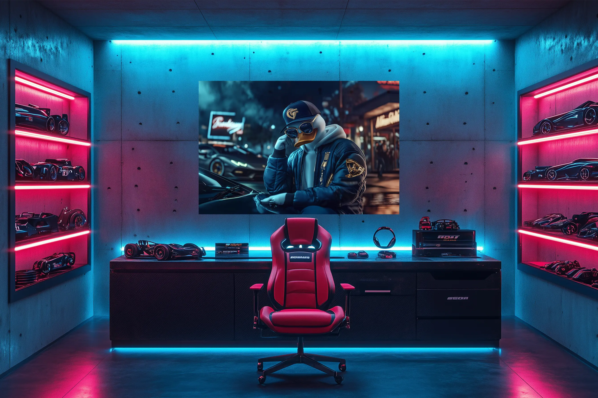 Der Undercover - Champion | Premium Wandbild - Dein Wandbild