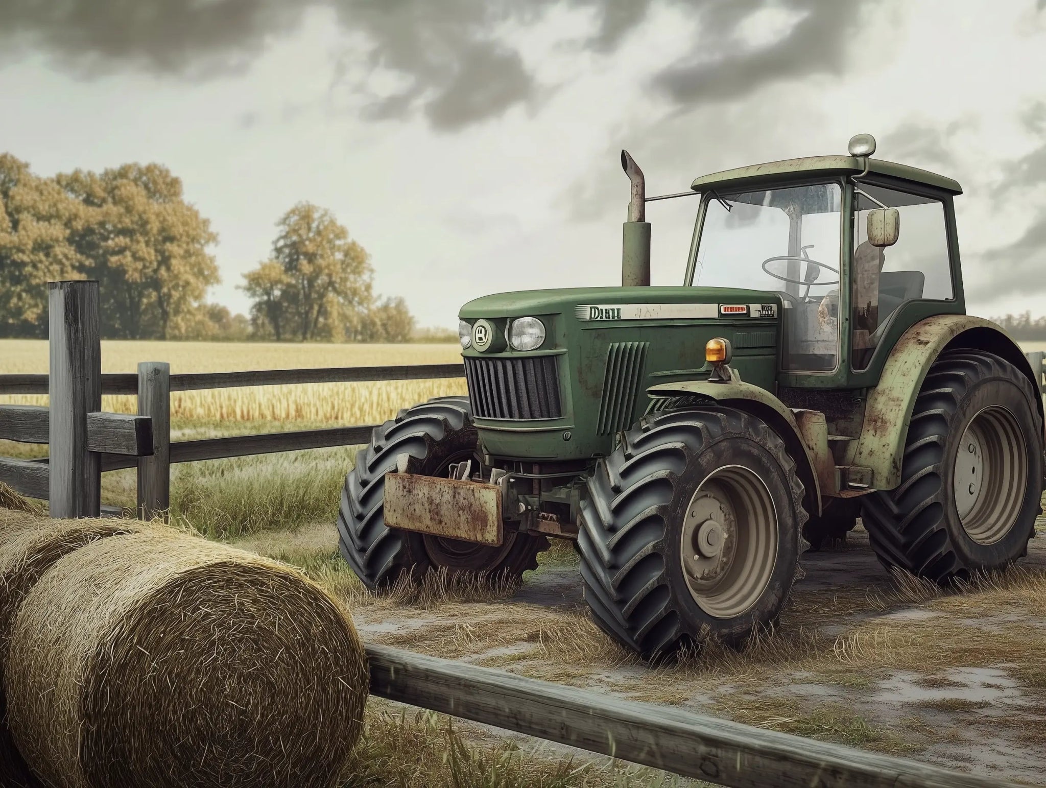 Deutz D - Serie – Der Klassiker am Feldrand - Dein Wandbild